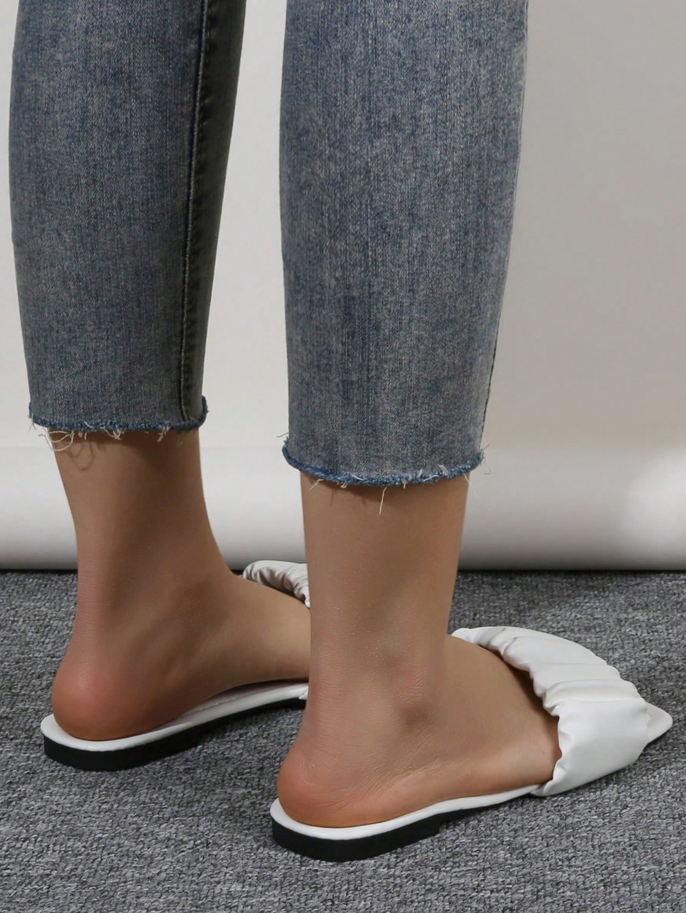 In White Women Flat Sandals