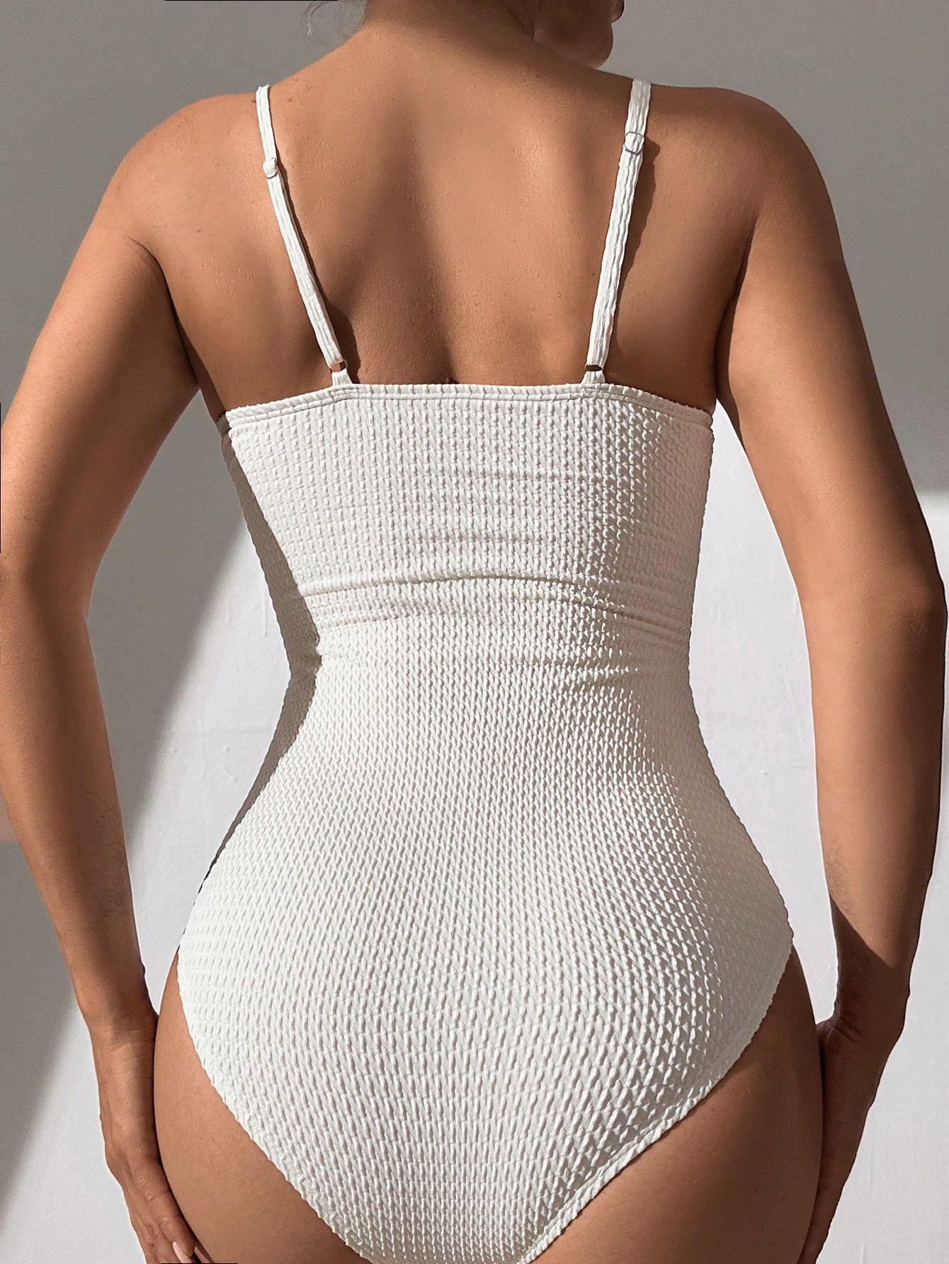 In Beige Women One-Pieces