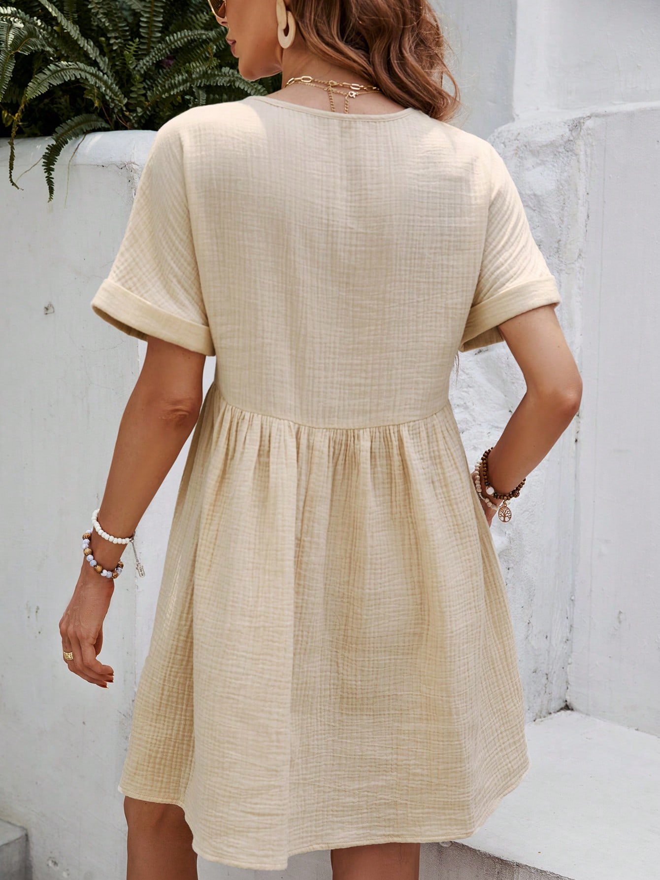 In Beige Women Dresses