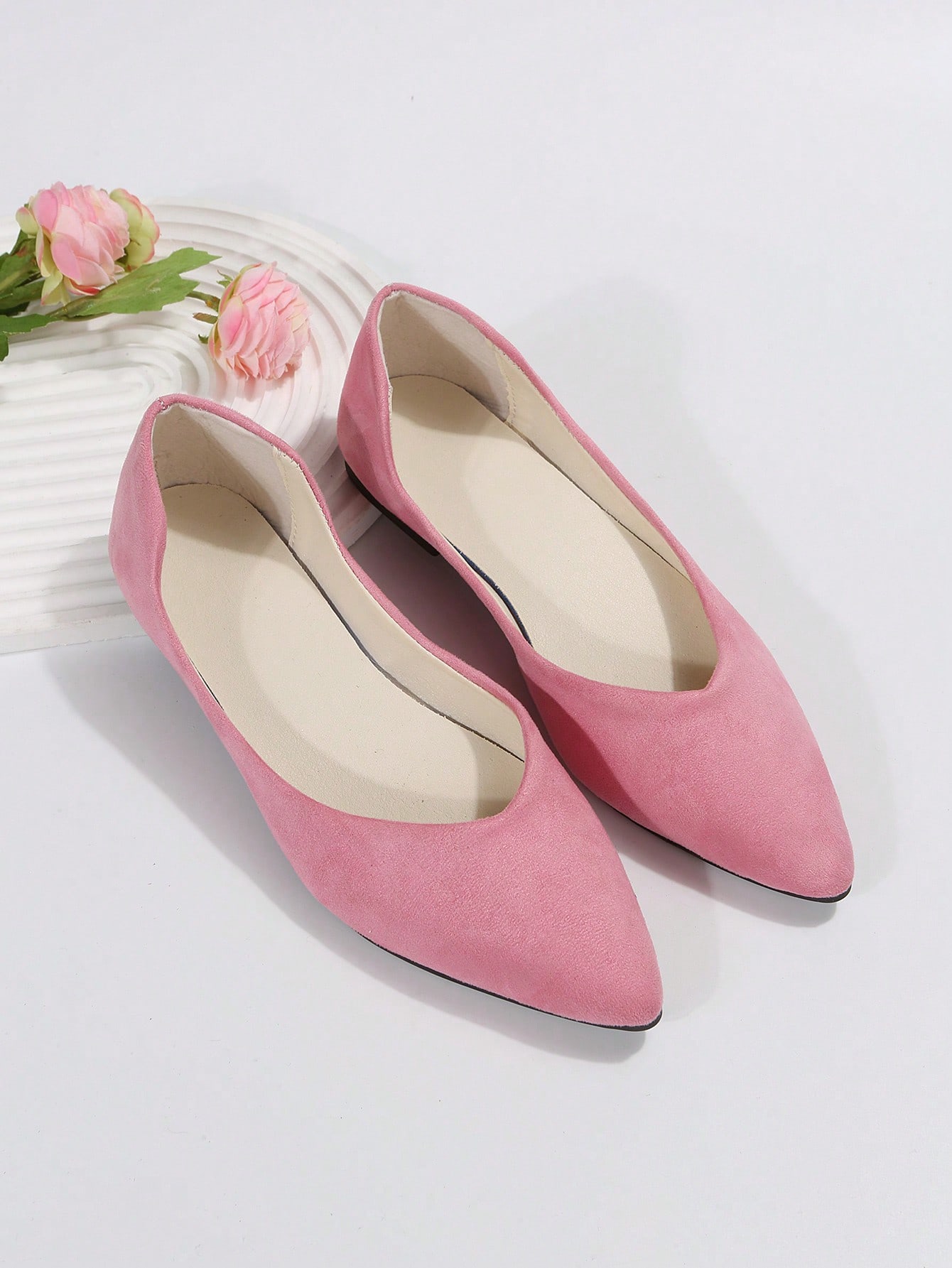 In Pink Women Flats