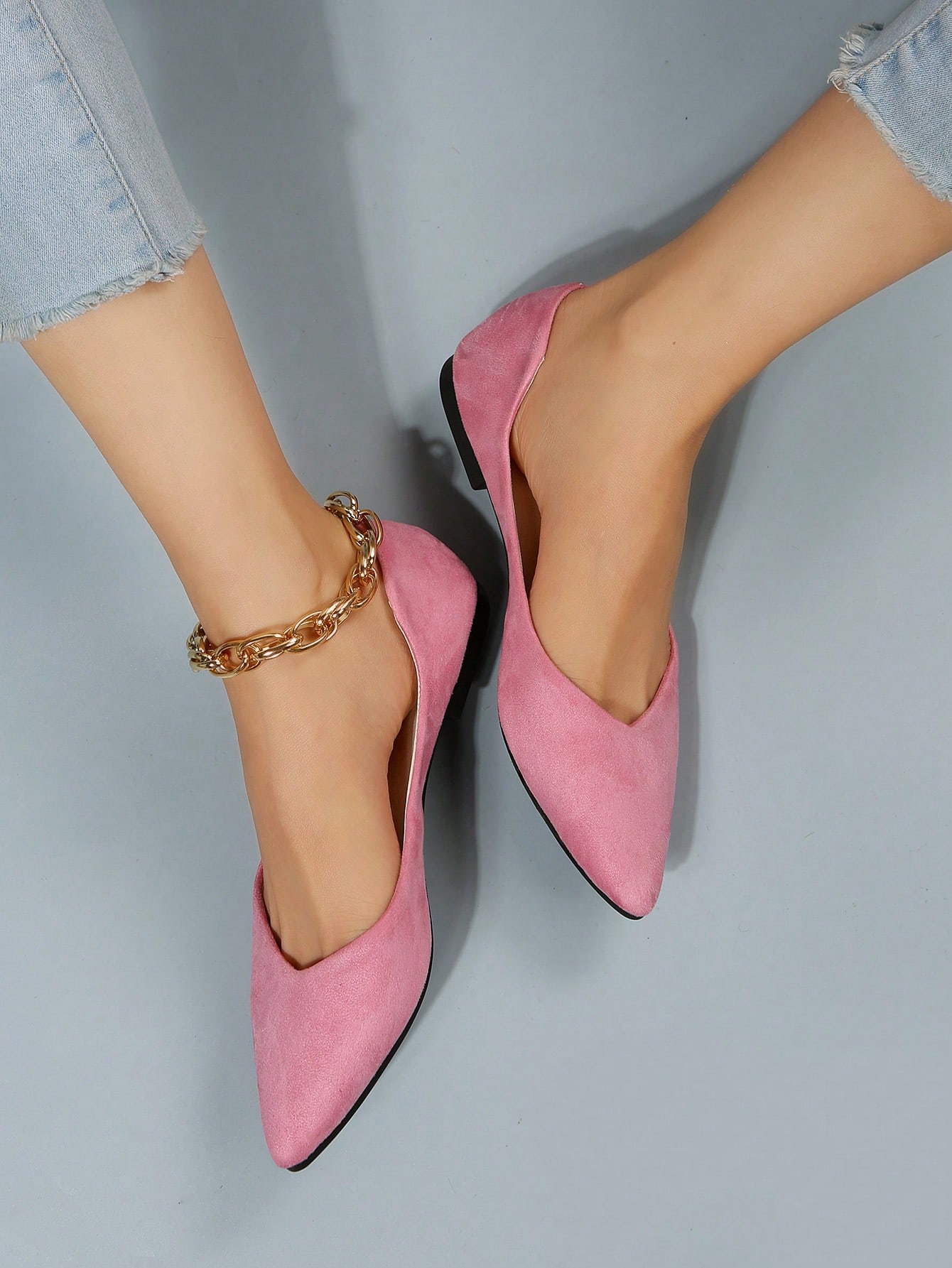 In Pink Women Flats