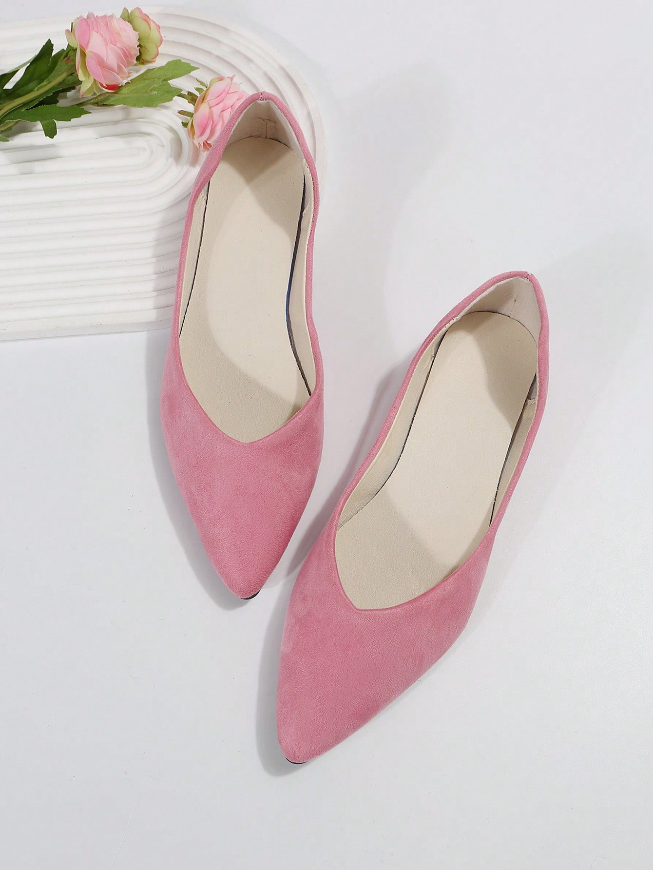 In Pink Women Flats