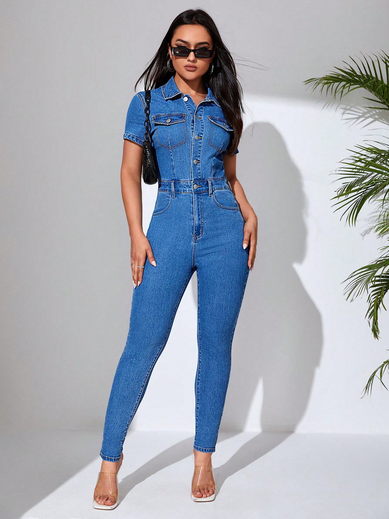 Women Denim Overalls & Jumpsuits