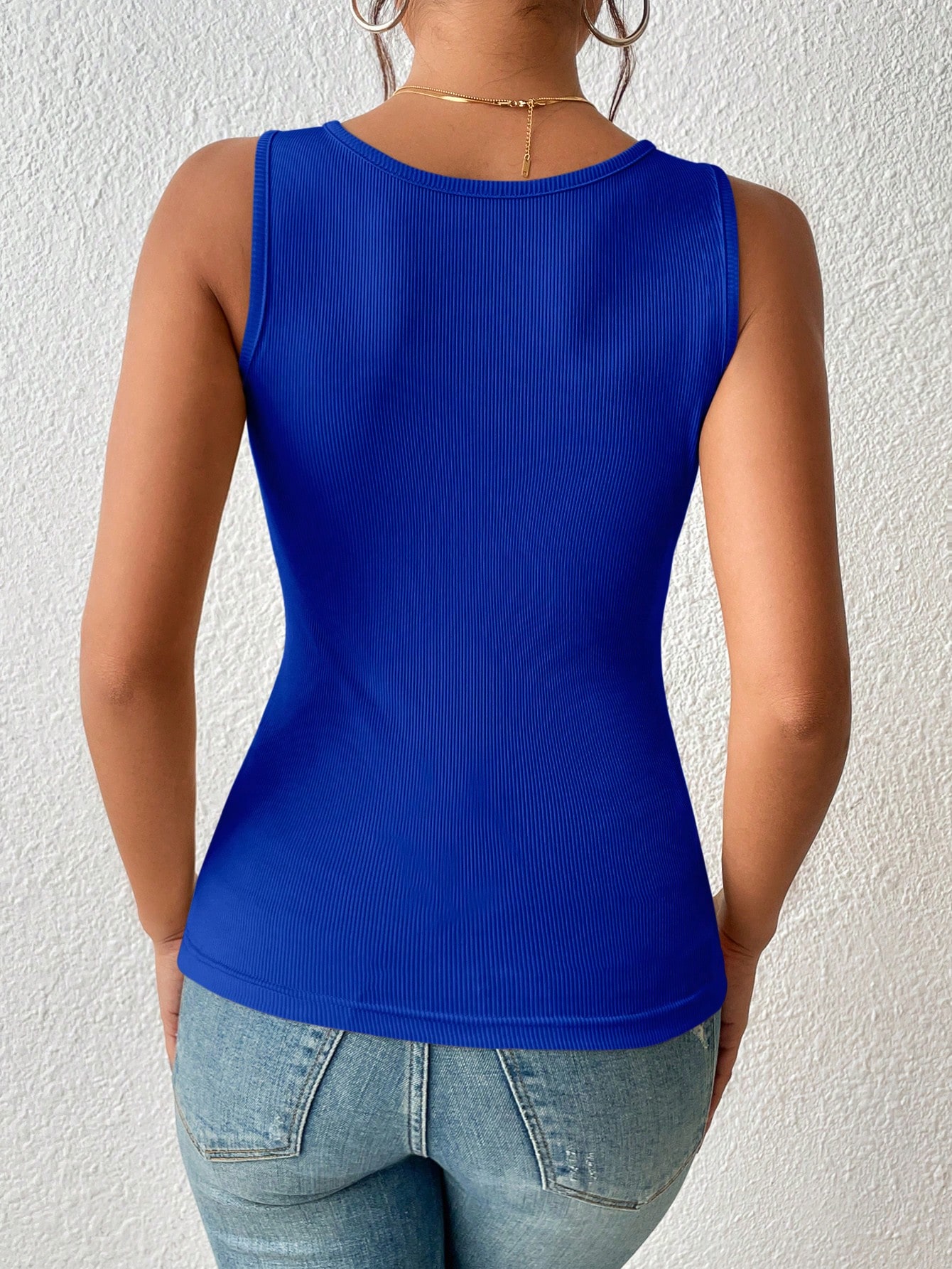 In Blue Women Tank Tops & Camis