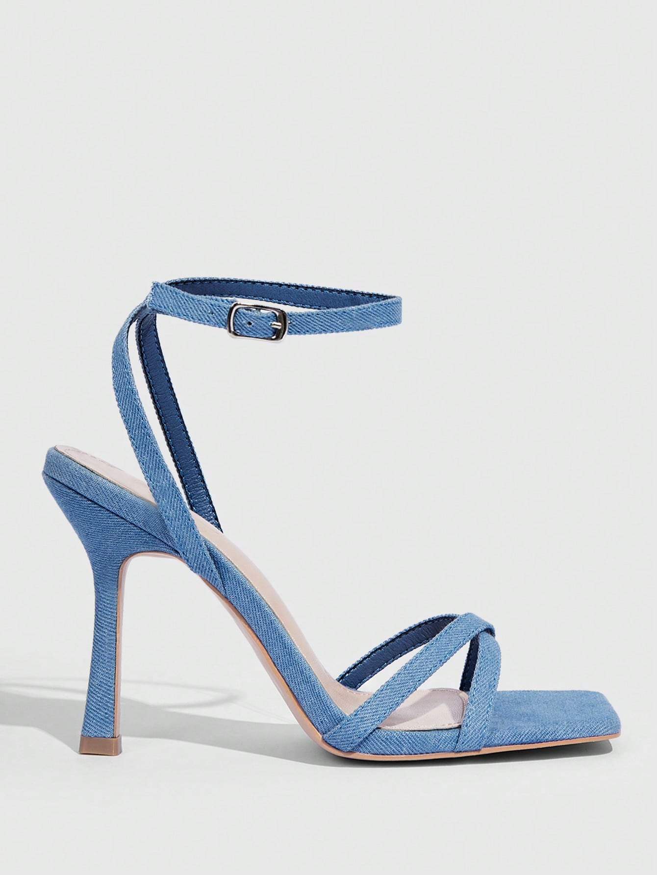 In Blue Women Heeled Sandals