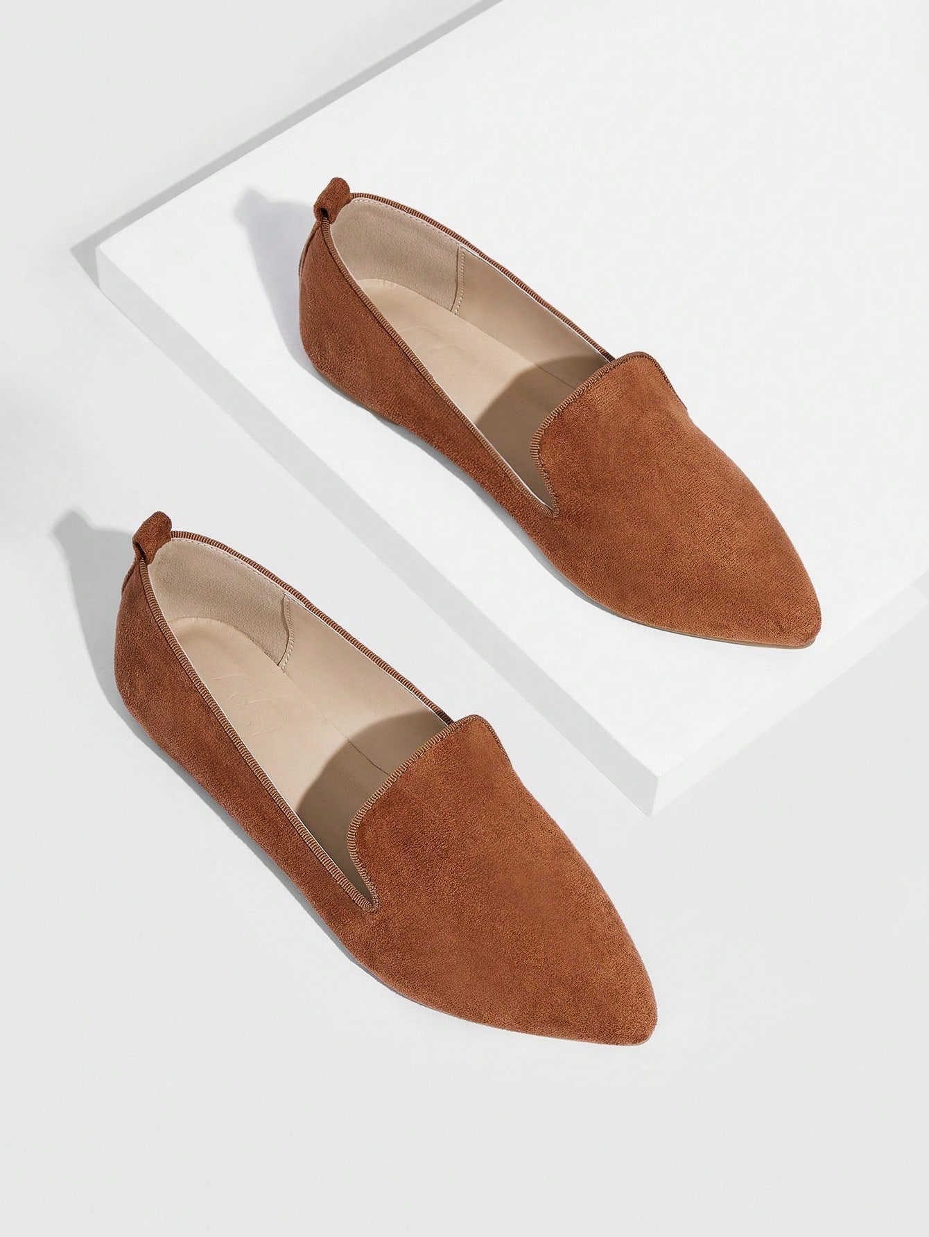 In Brown Women Flats