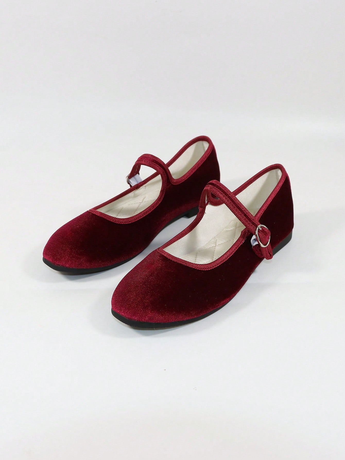 In Burgundy Women Flats