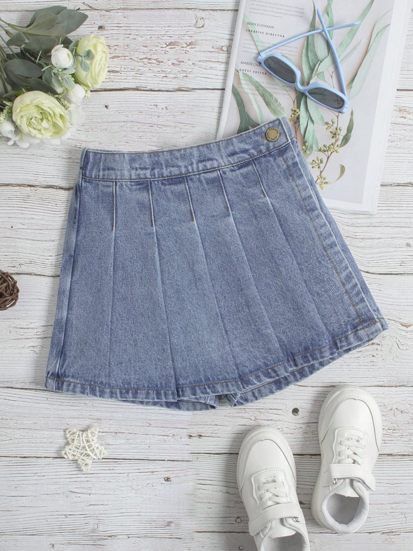 Tween Girls Denim Shorts