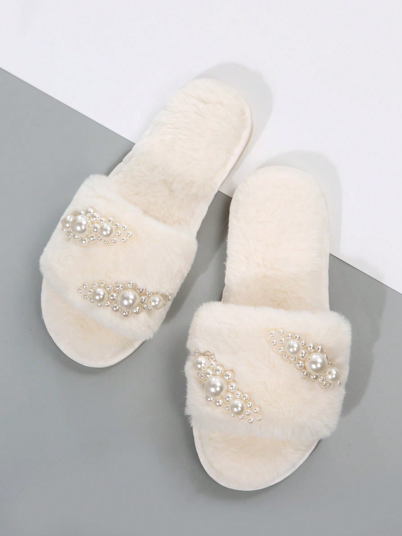 In Beige Women Home Slippers