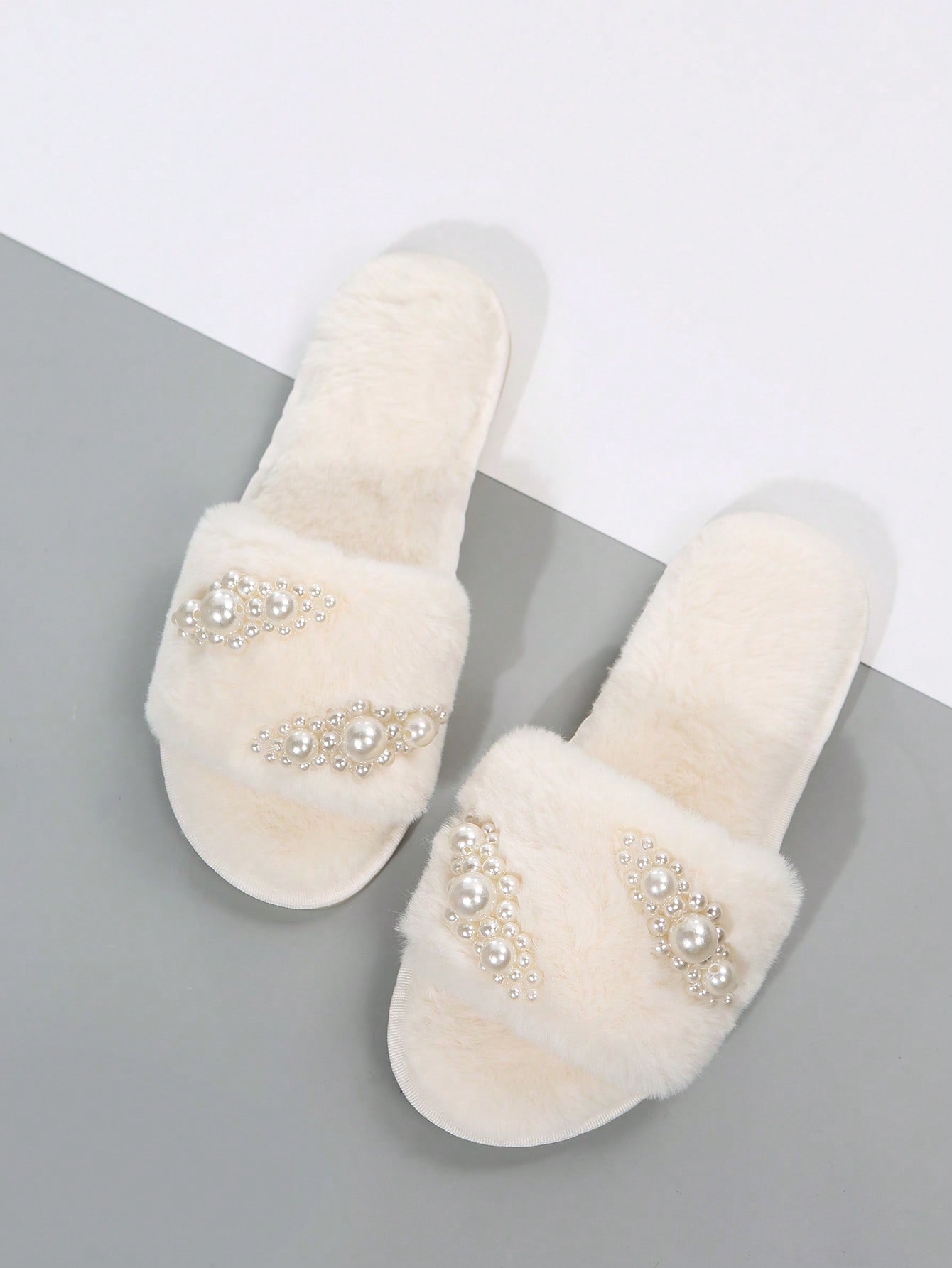 In Beige Women Home Slippers