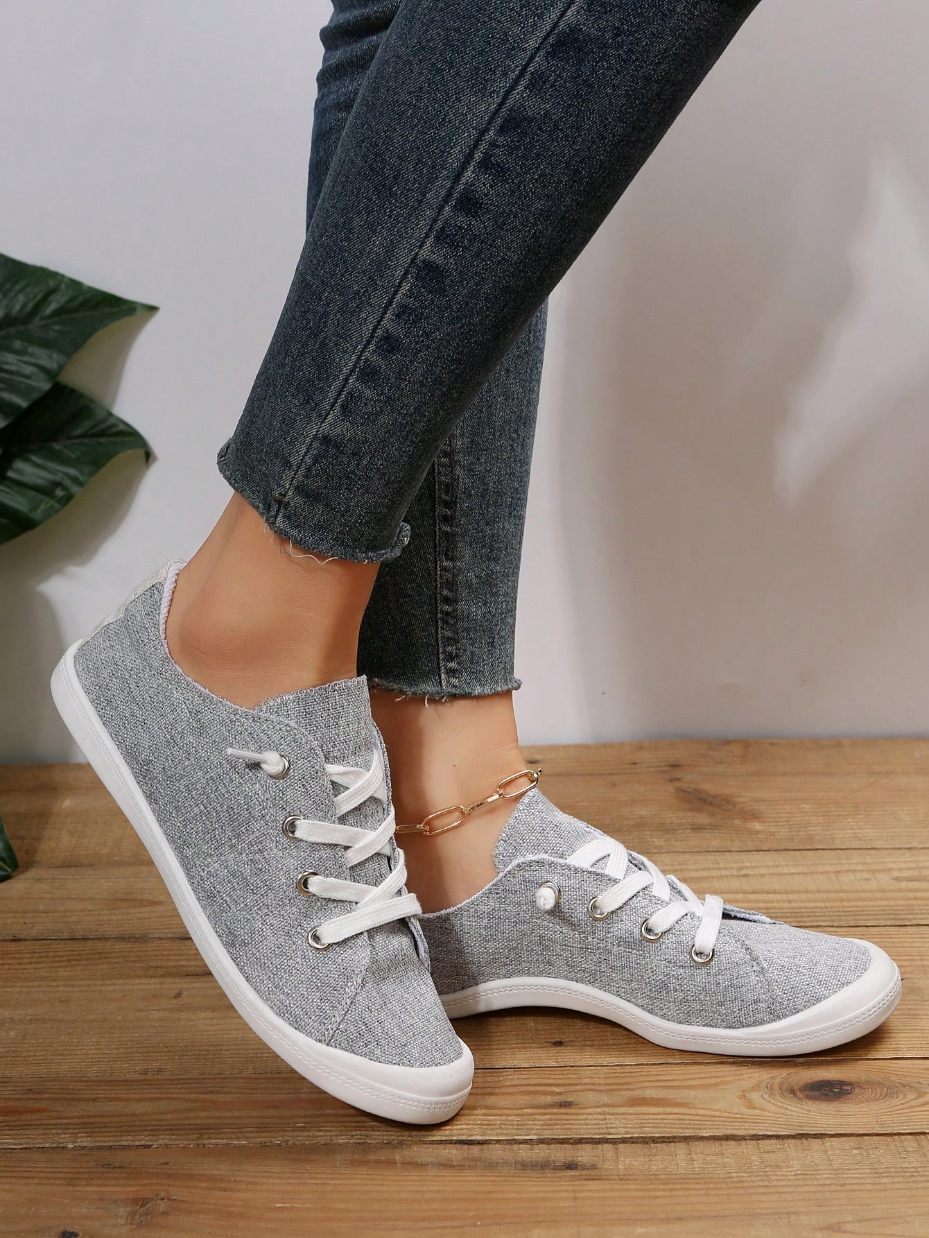 In Light Grey Women Shoes