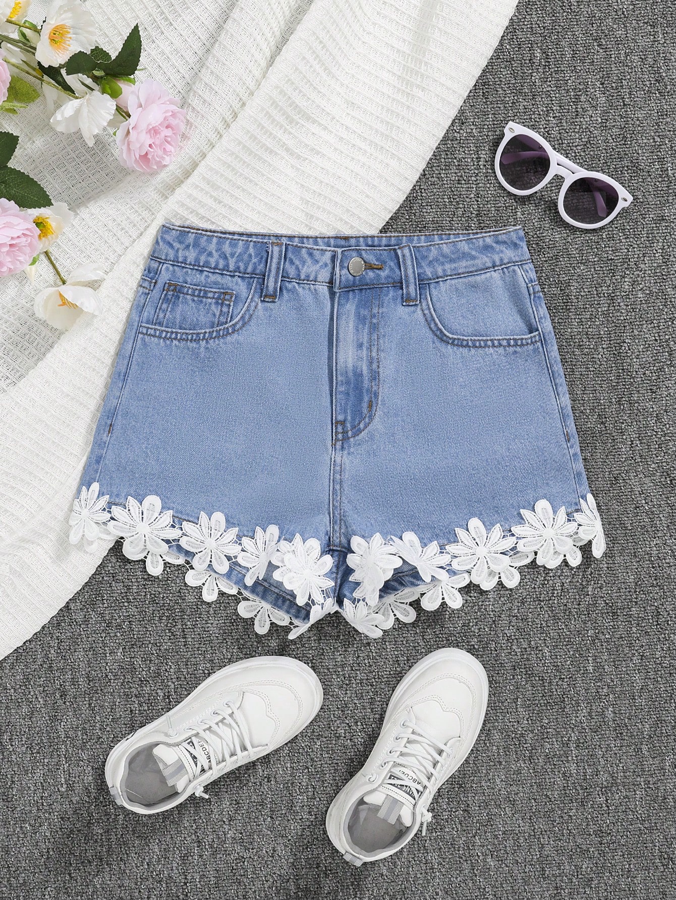 Teen Girls Denim Shorts