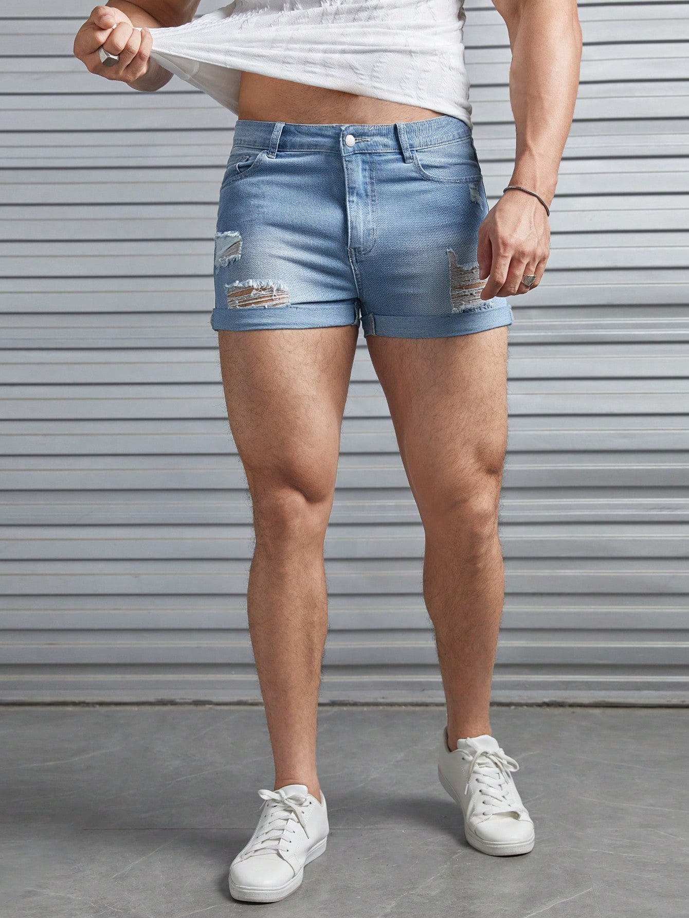 Men Denim Shorts