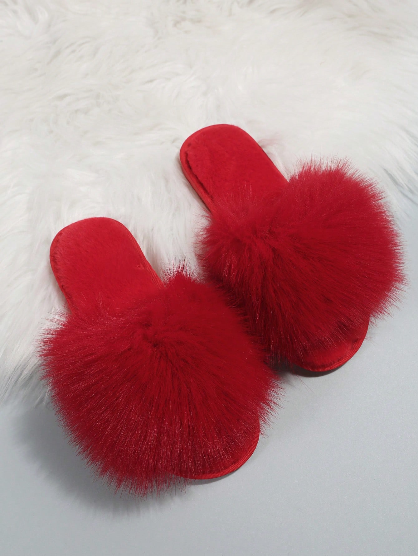 In Red Women Home Slippers