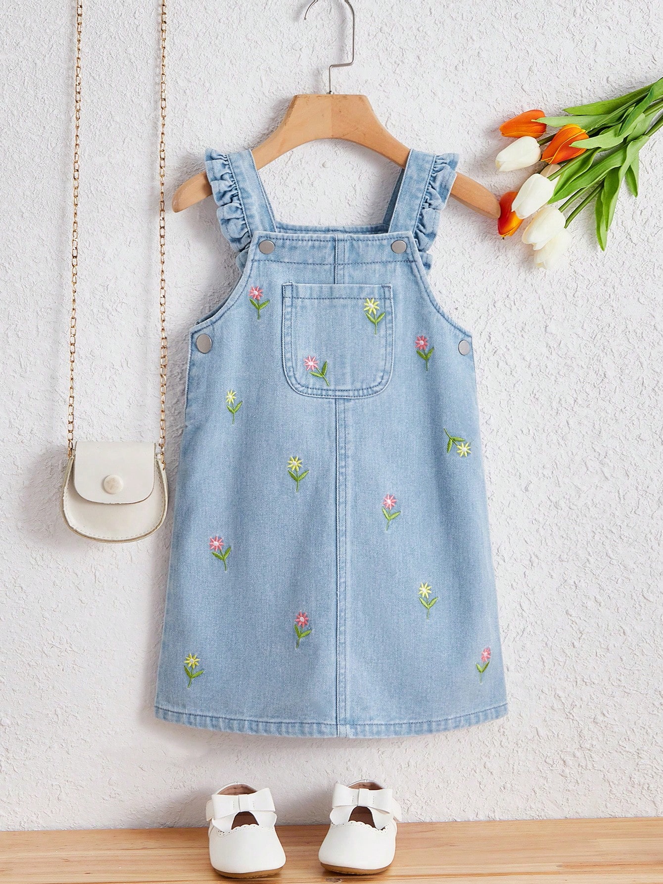 Young Girls Denim Dresses