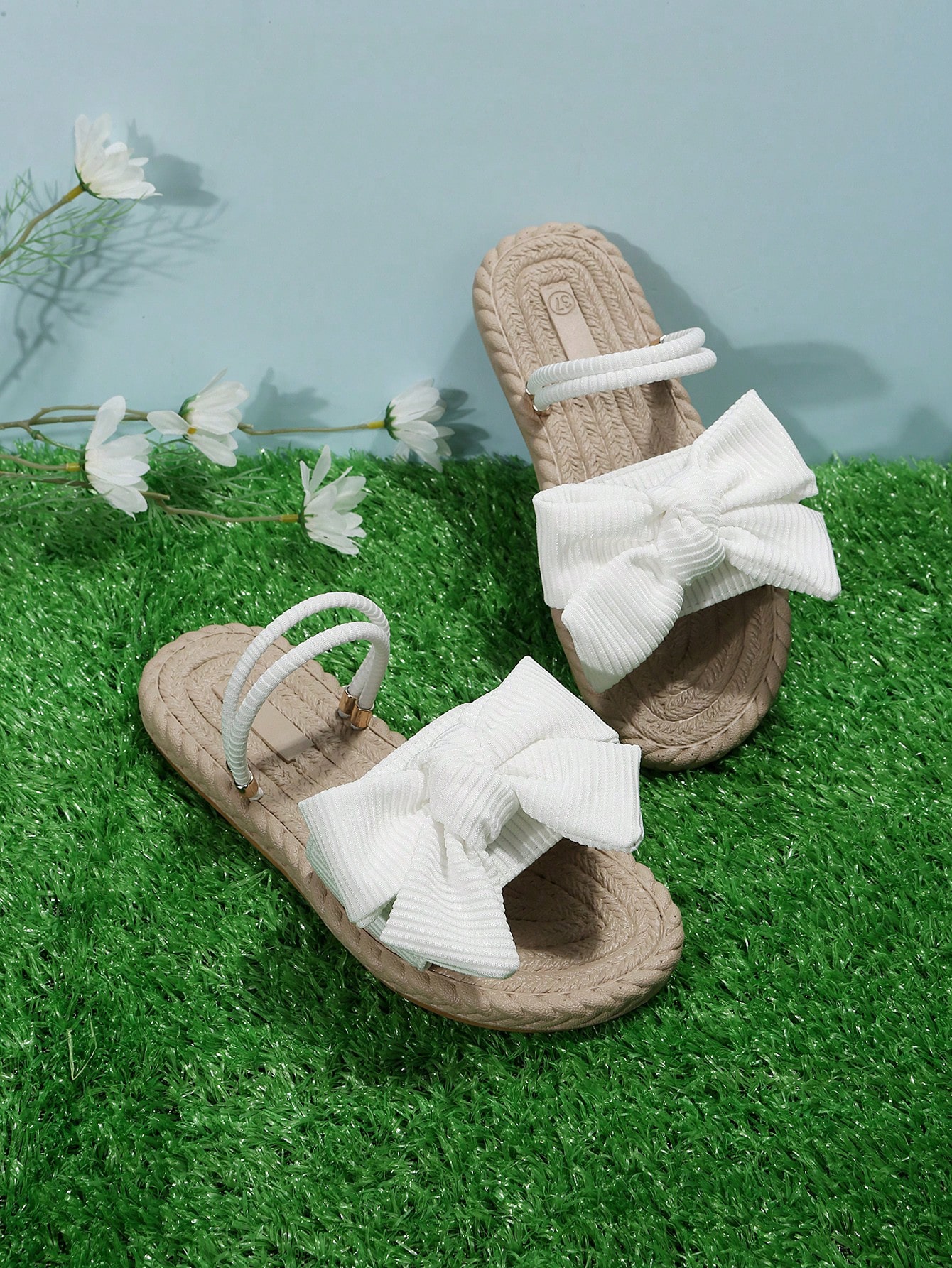 In White Women Flat Sandals