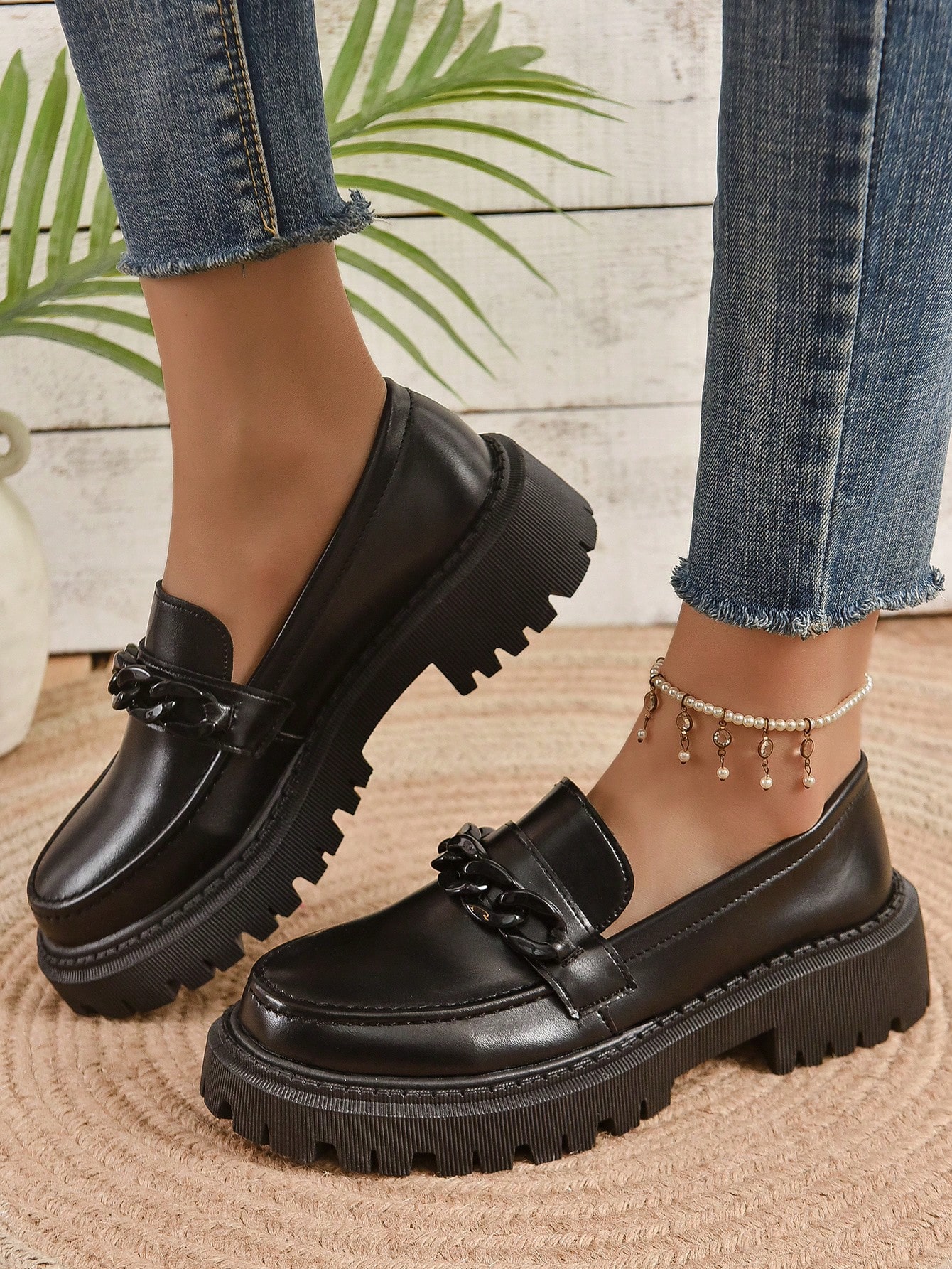 In Black Women Wedges & Flatform