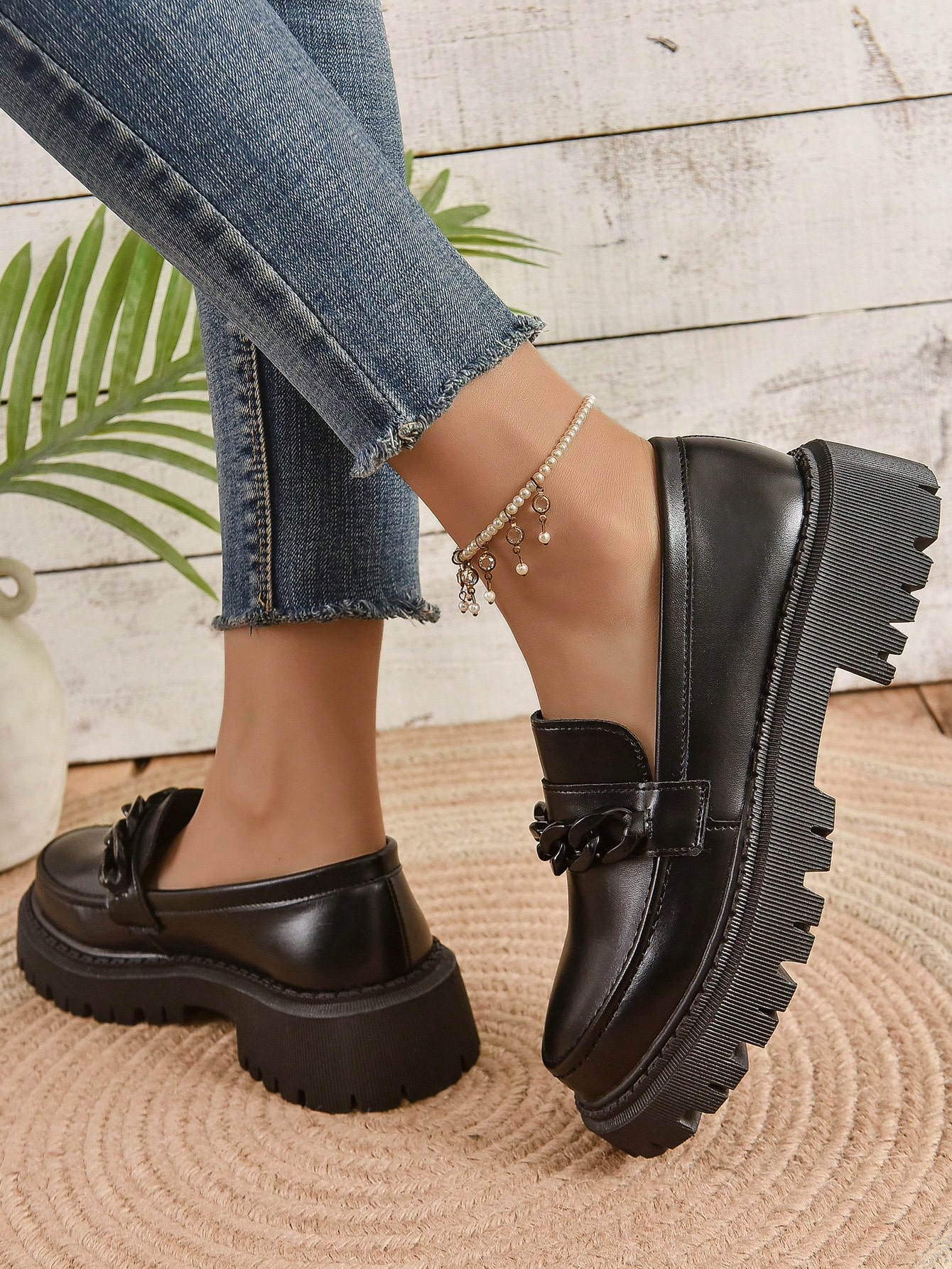 In Black Women Wedges & Flatform