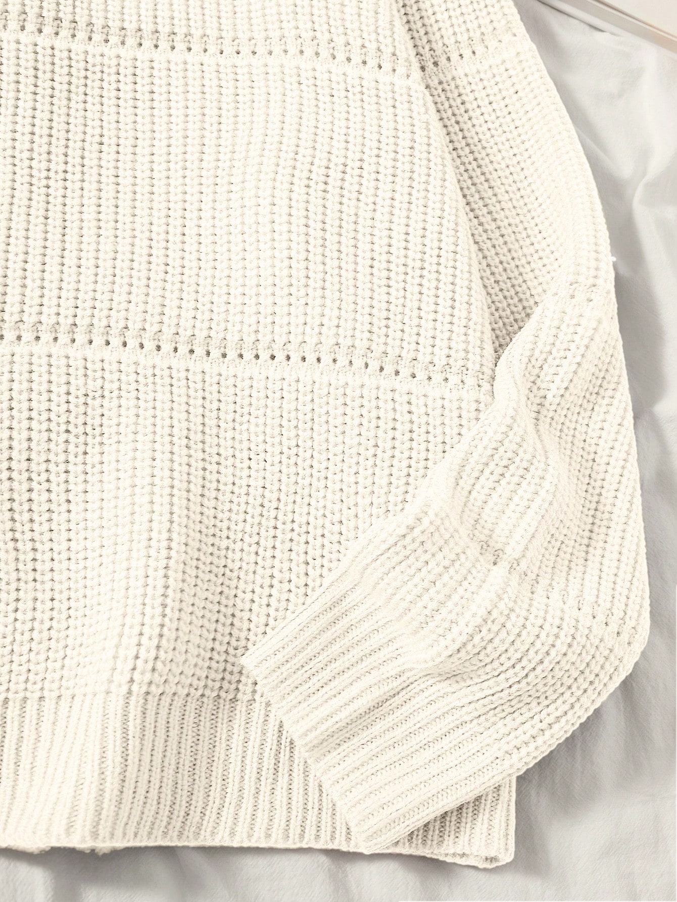 In White Plus Size Sweaters