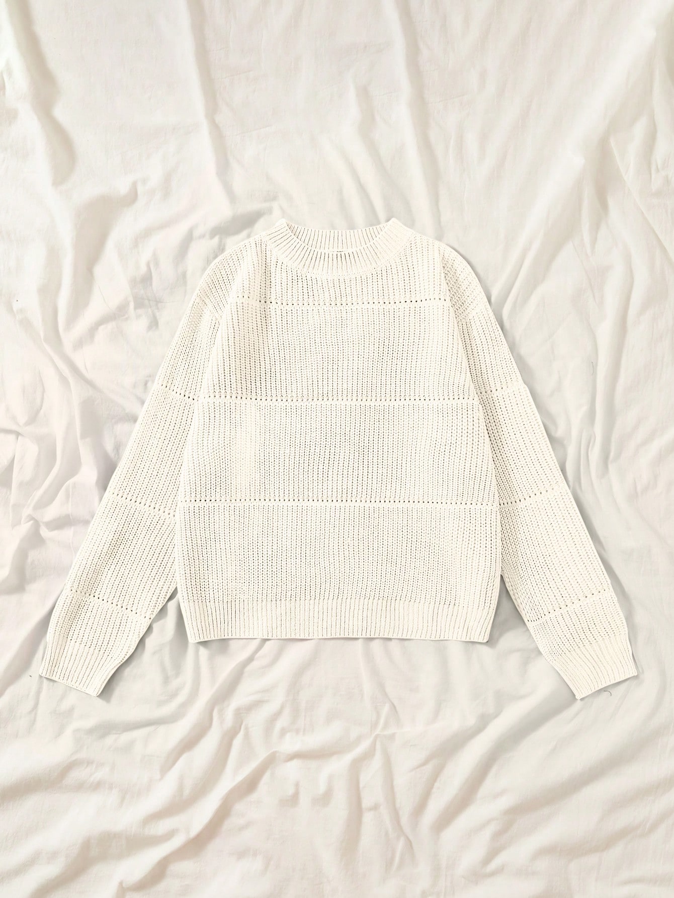 In White Plus Size Sweaters