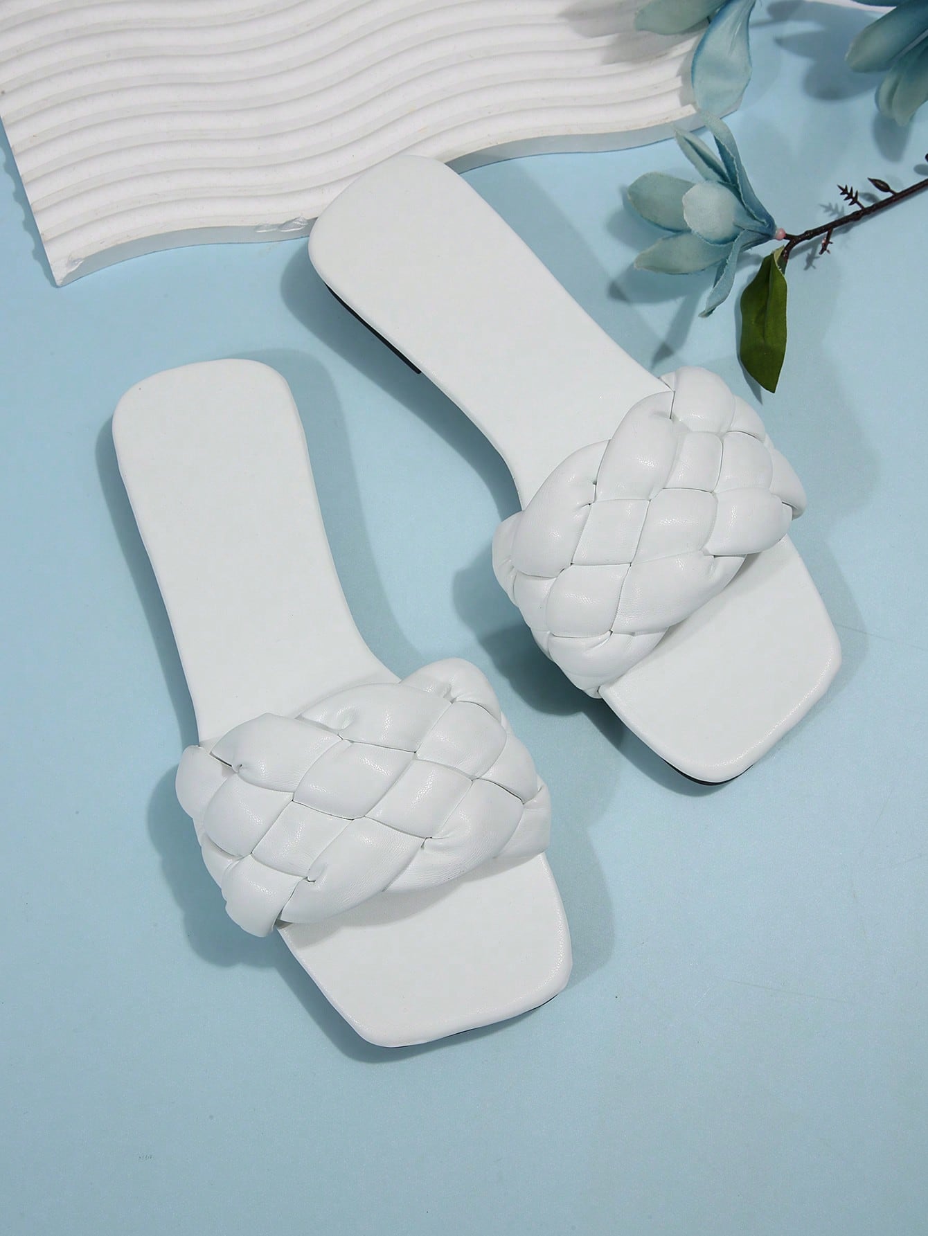 In White Women Flat Sandals