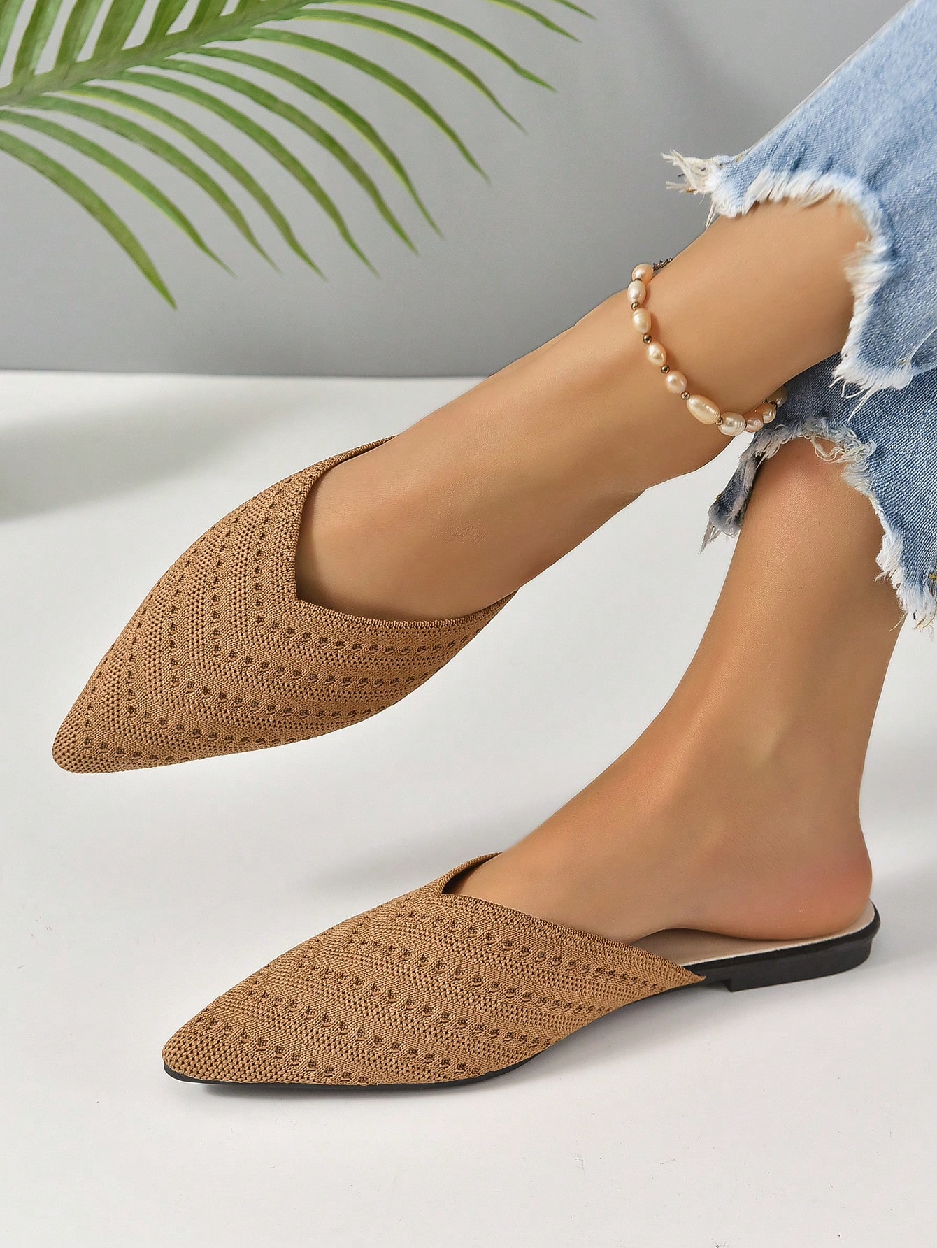 In Brown Women Flats