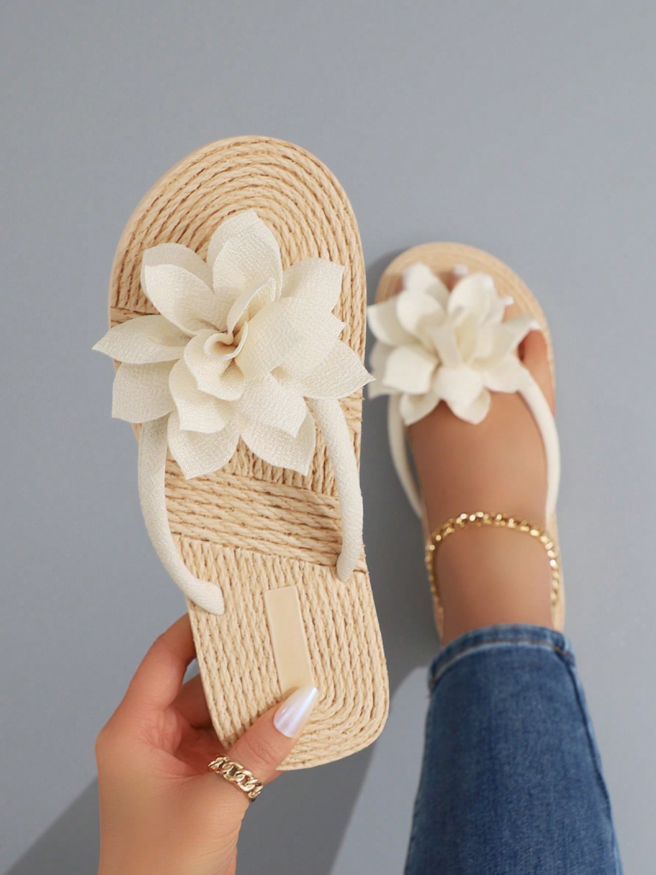 In Beige Women Slippers