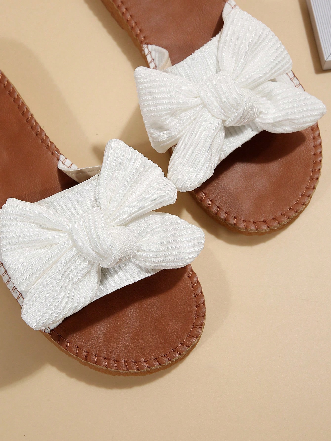 In White Women Flat Sandals