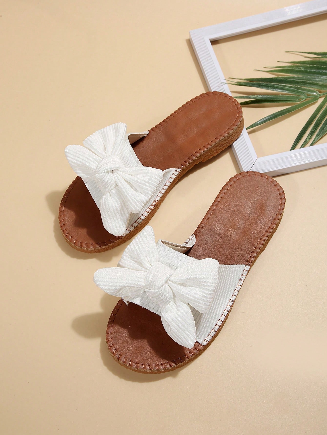 In White Women Flat Sandals