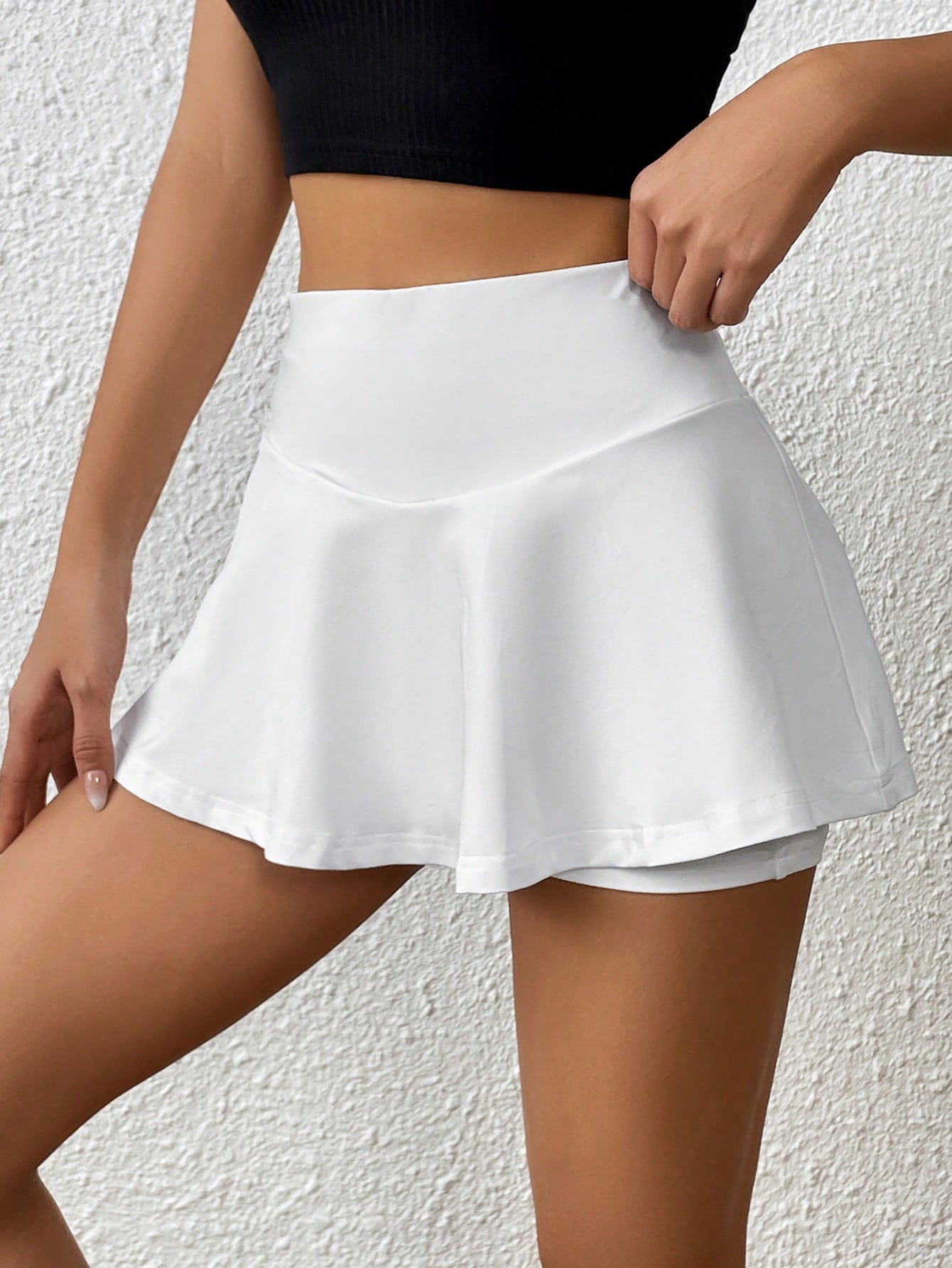 White Shorts