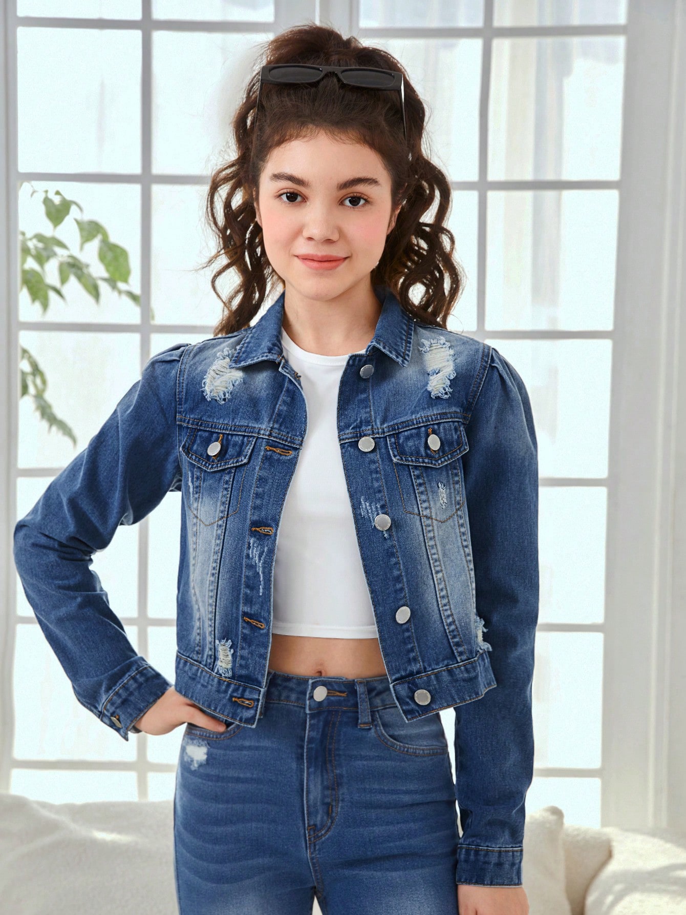 Teen Girls Denim Jackets & Coats