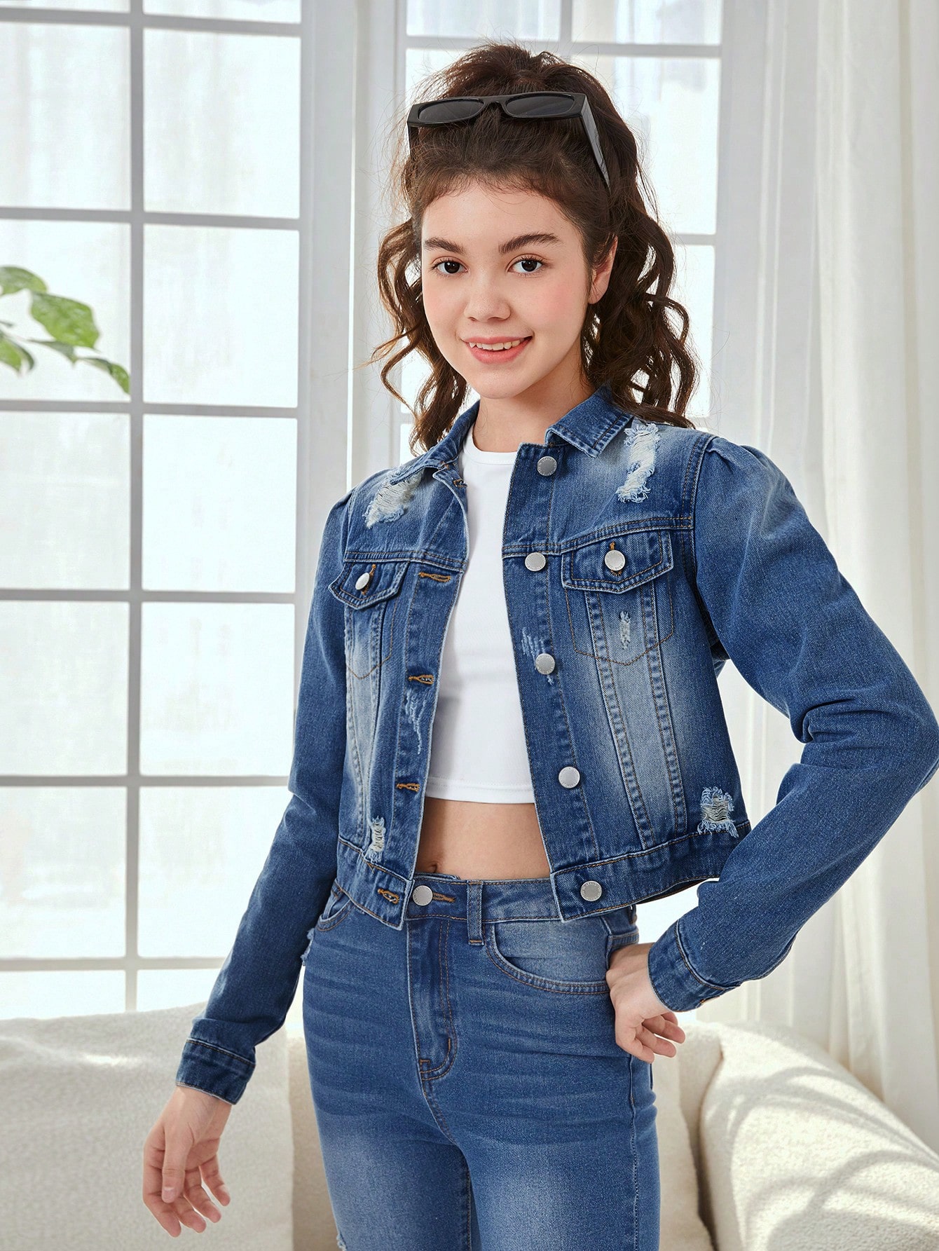 Teen Girls Denim Jackets & Coats