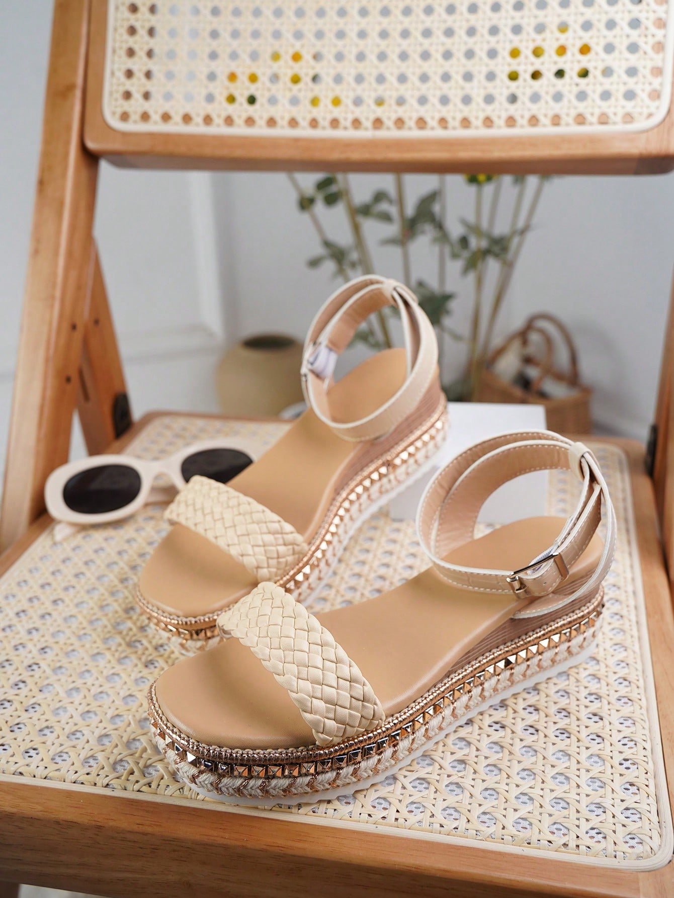 In Beige Women Platforms & Wedge Sandals