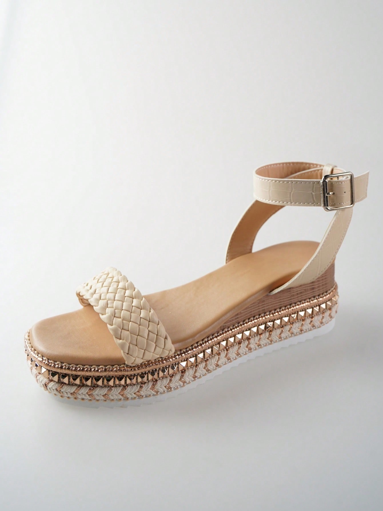 In Beige Women Platforms & Wedge Sandals