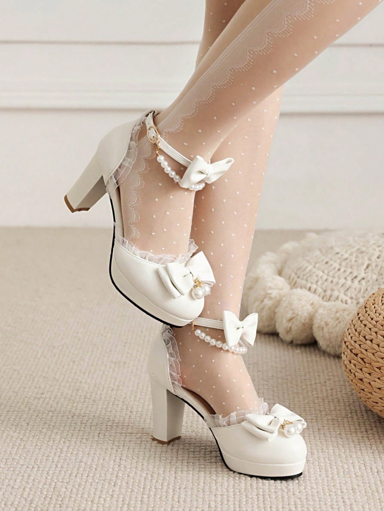 In White Women Pumps