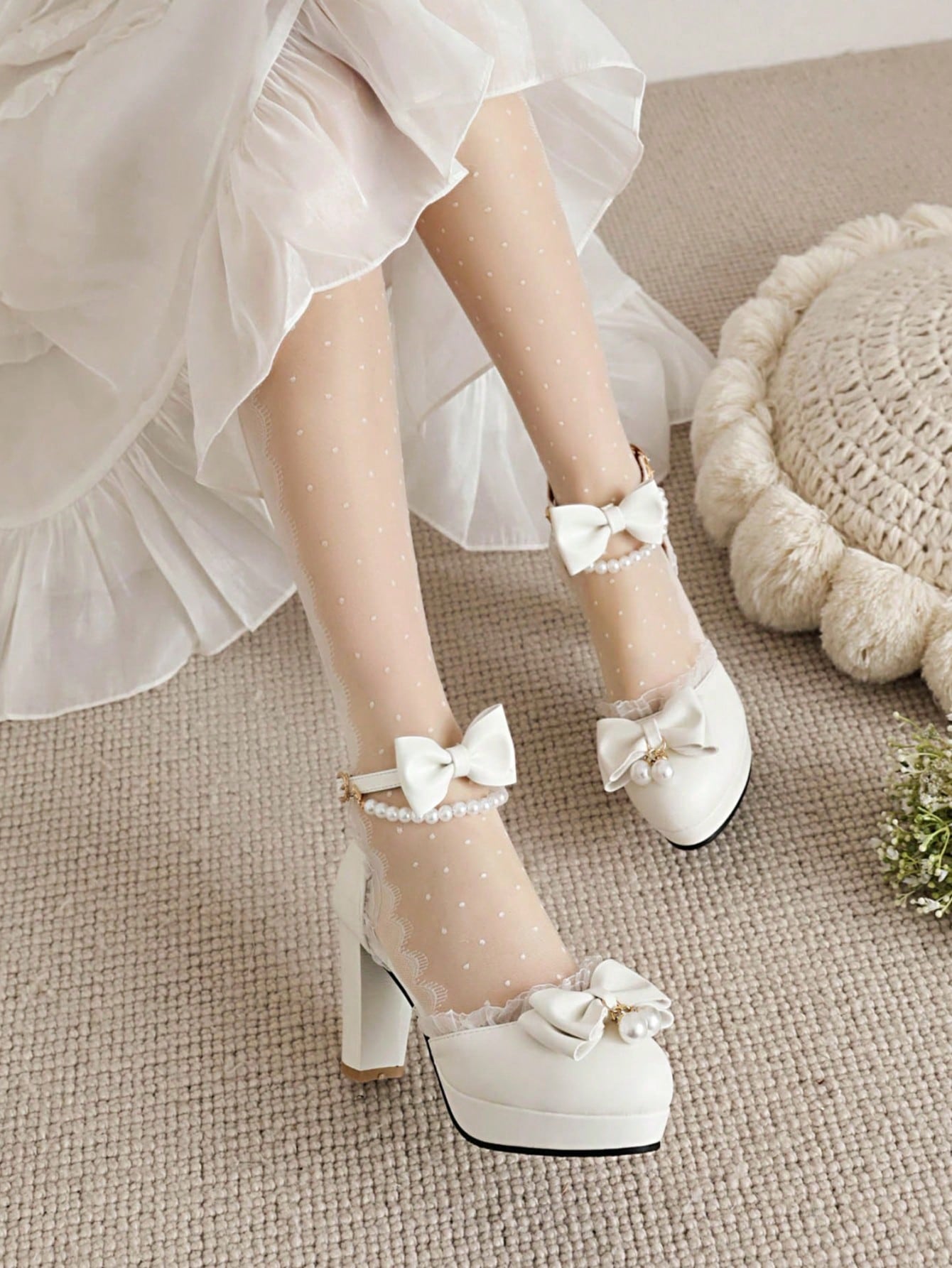 In White Women Pumps