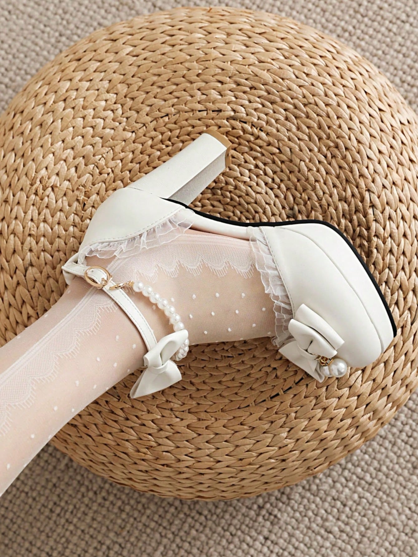 In White Women Pumps