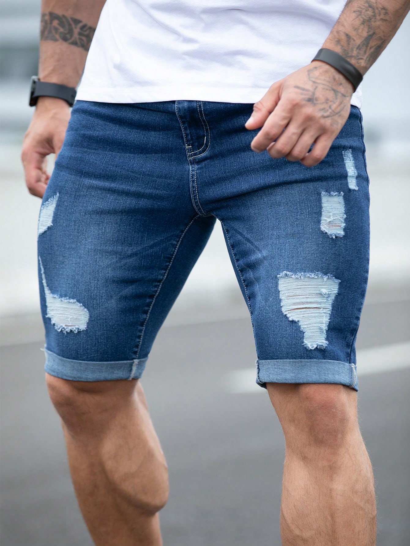 Men Denim Shorts