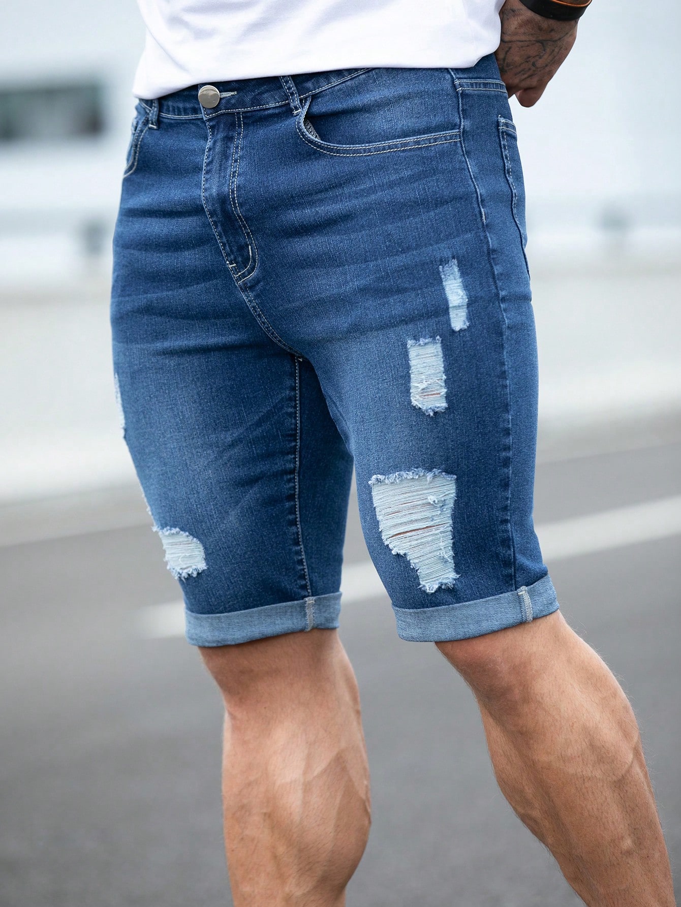 Men Denim Shorts