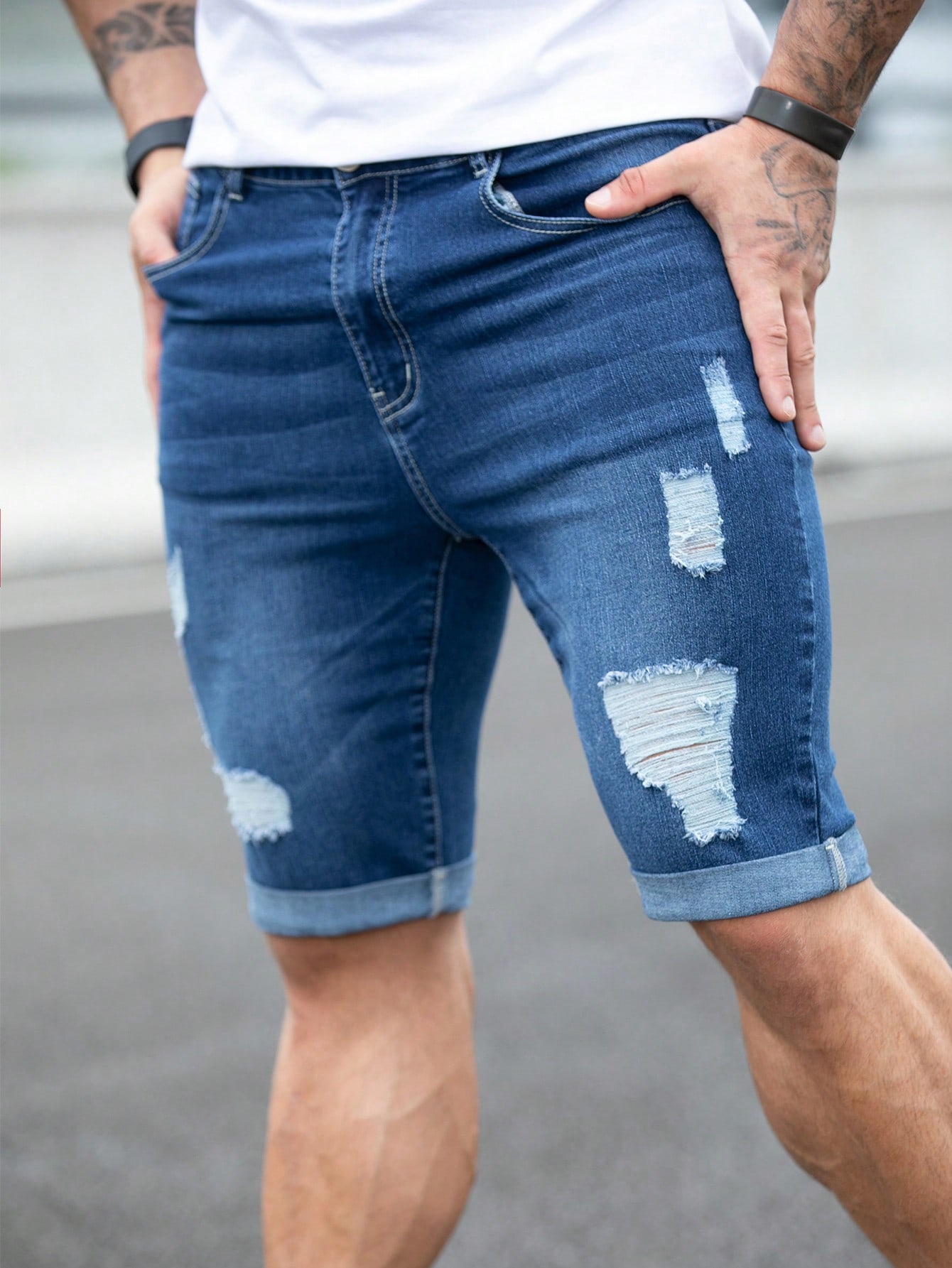 Men Denim Shorts