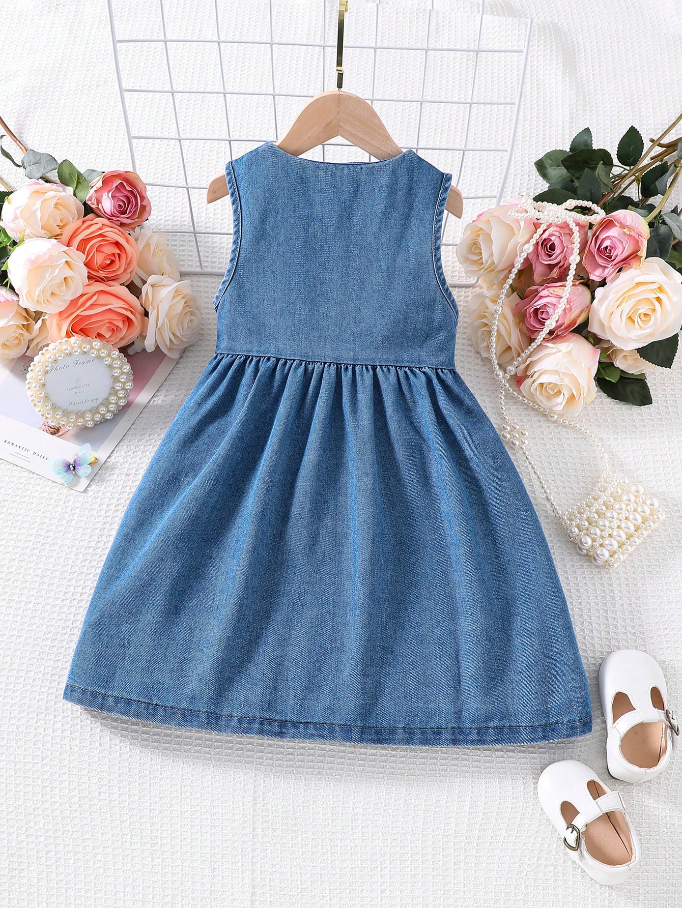 Young Girls Denim Dresses