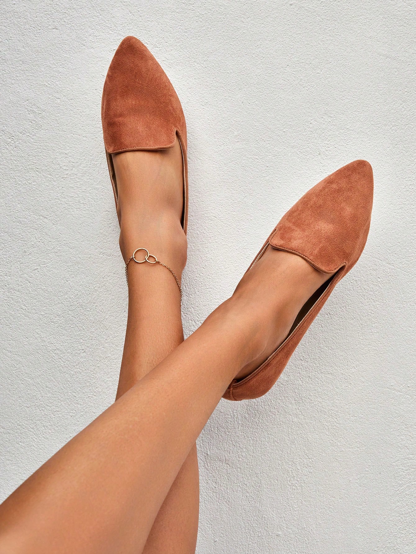 In Brown Women Flats