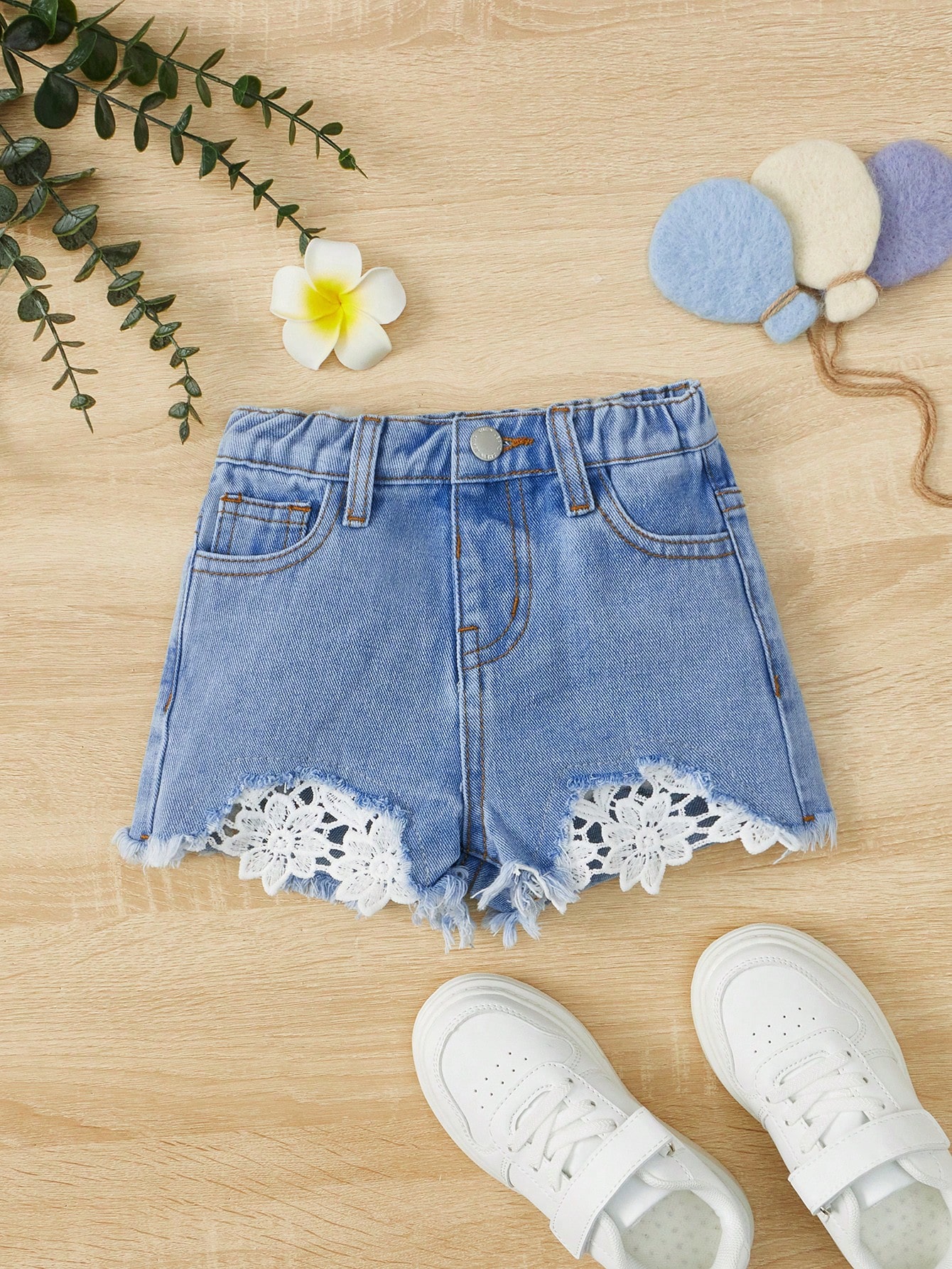 Young Girls Denim Shorts