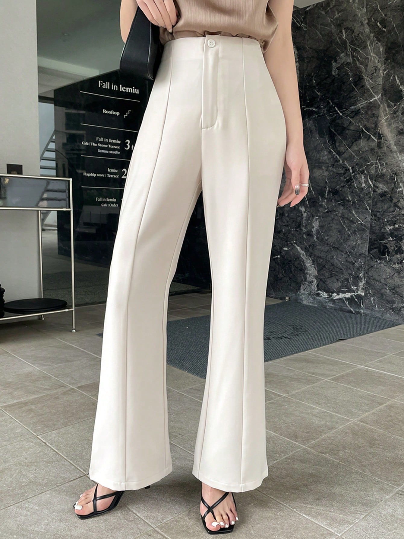 In Beige Women Pants