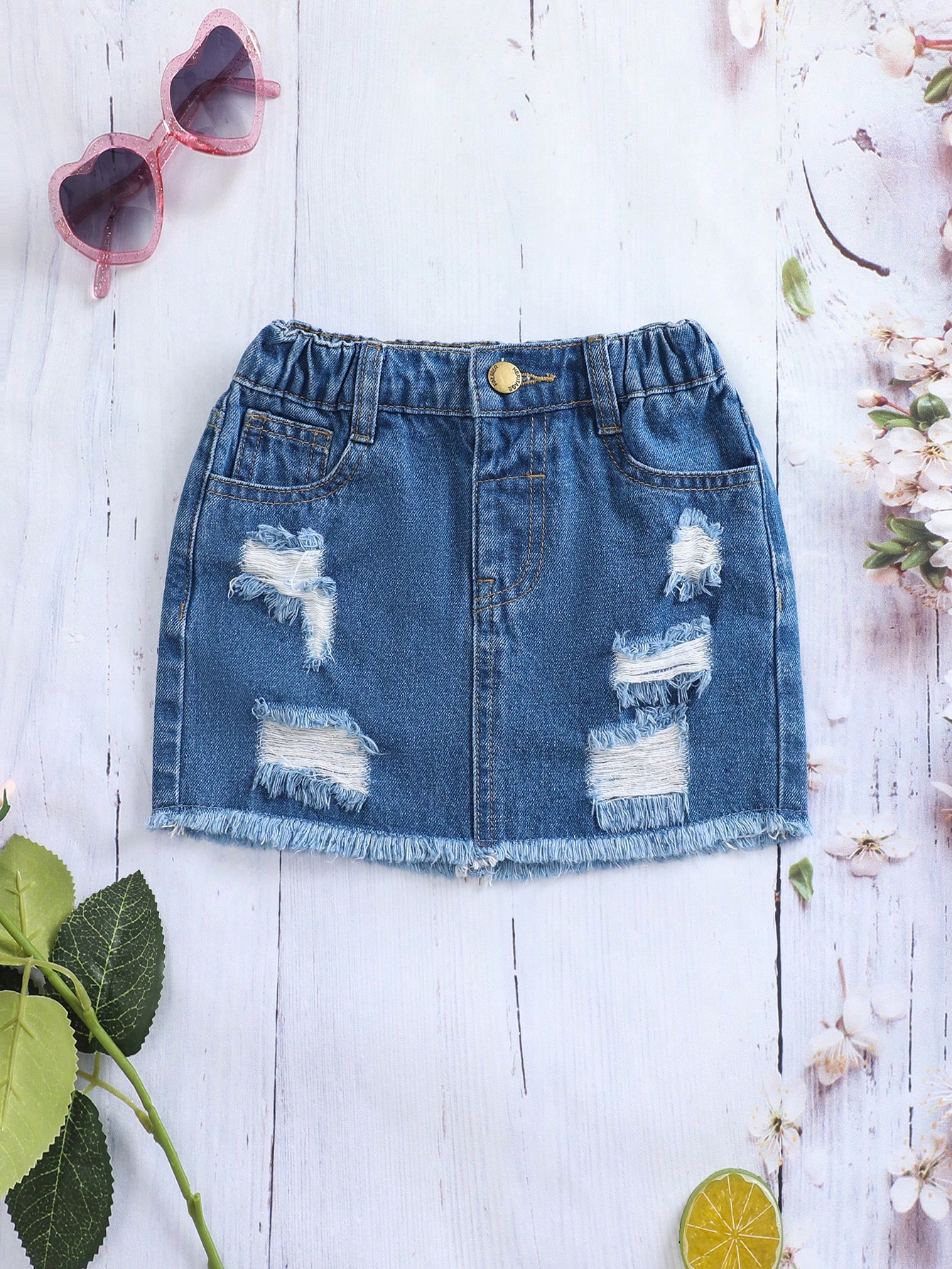 Young Girls Denim Skirts