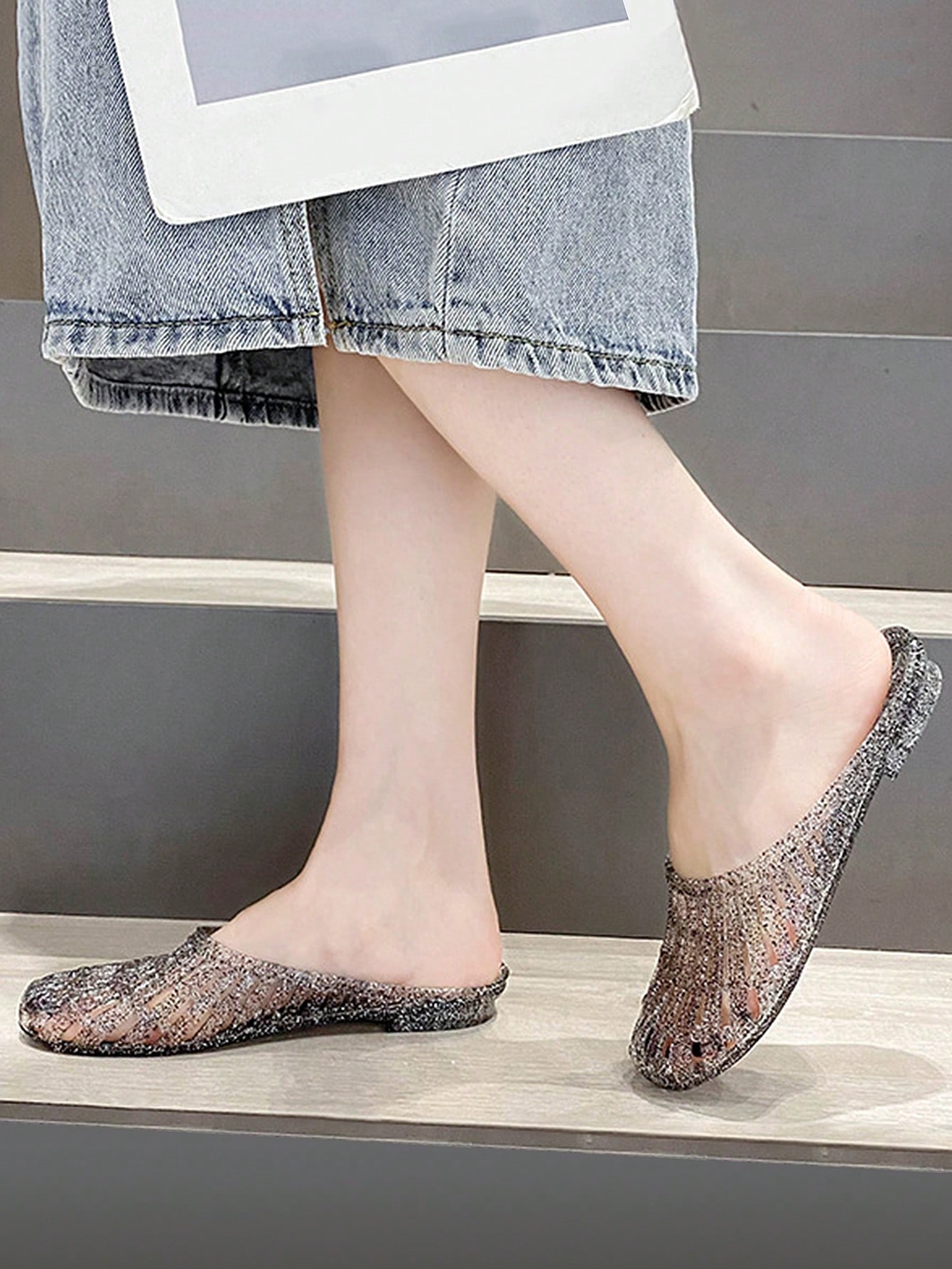 In Dark Grey Women Shoes