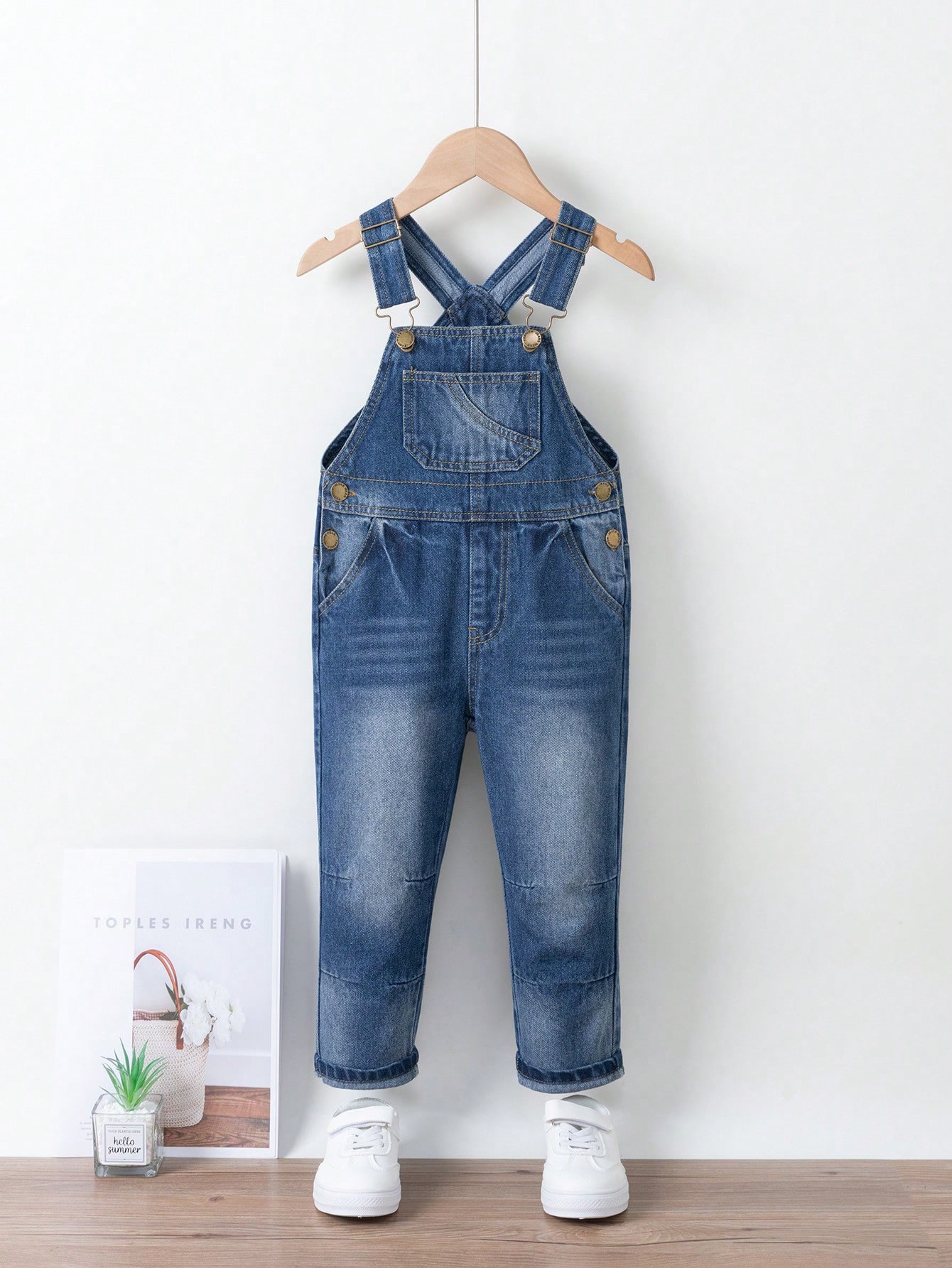 Young Boys Denim Overalls & Jumpsuits