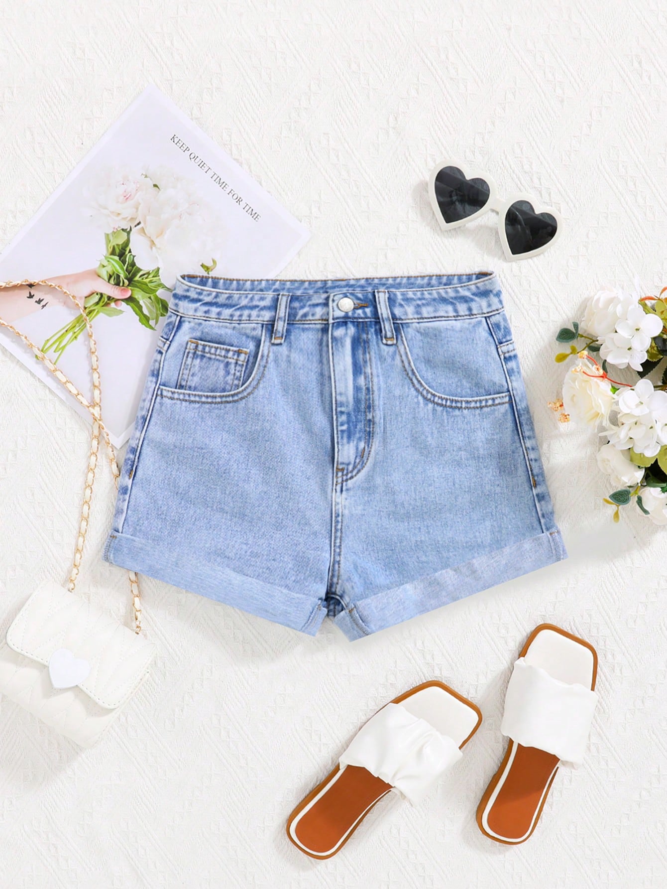 Teen Girls Denim Shorts