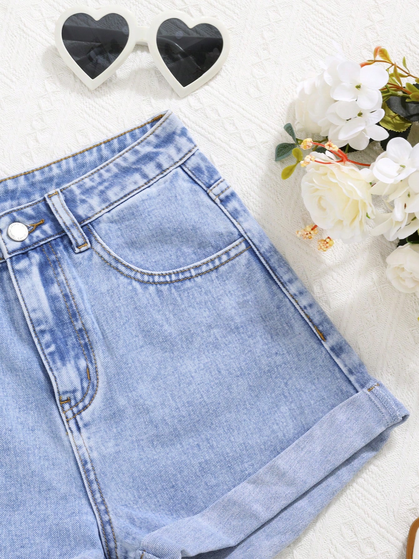 Teen Girls Denim Shorts