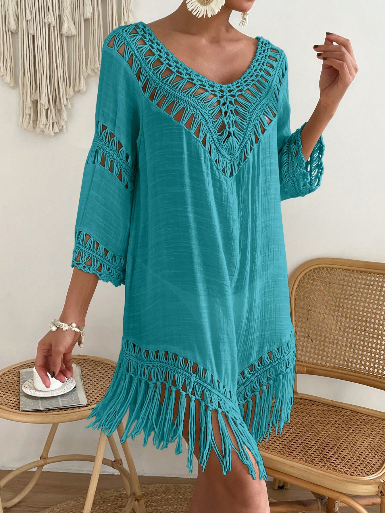 In Blue Women Cover Ups